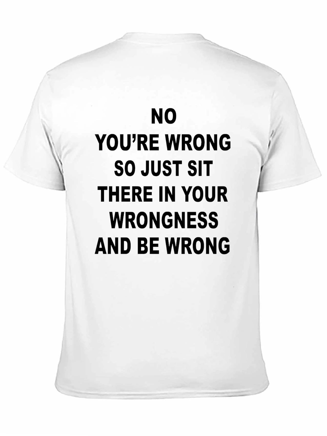 Funny Youre Wrong Graphic T-Shirt