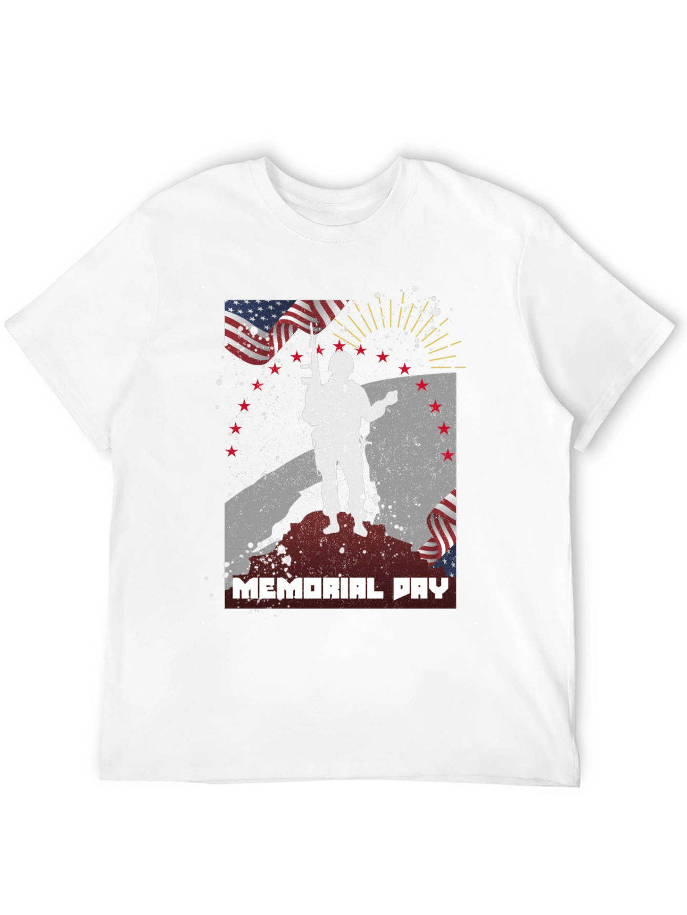 Memorial Day Graphic T-Shirt - Patriotic Tribute