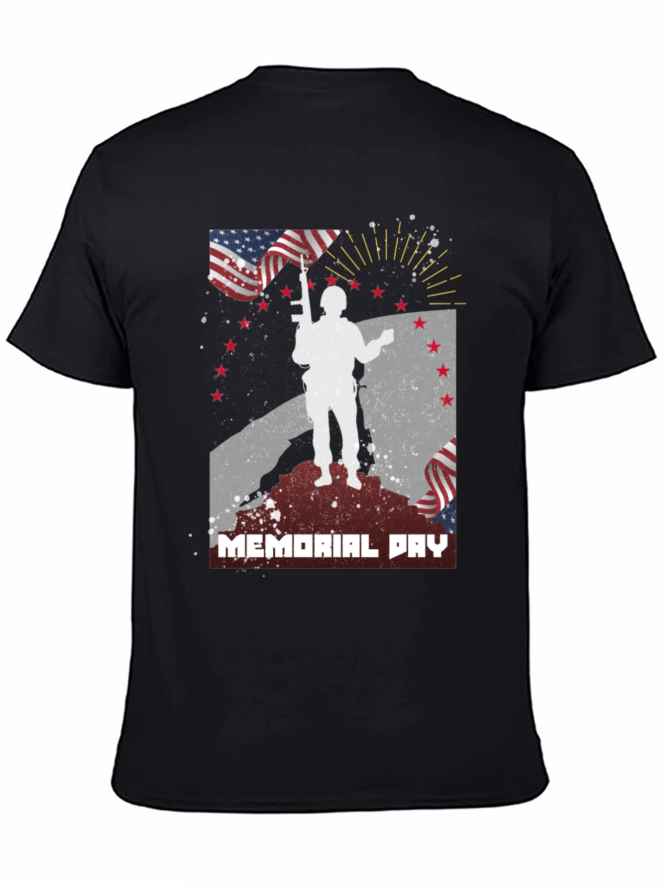 Memorial Day Graphic T-Shirt - Patriotic Tribute