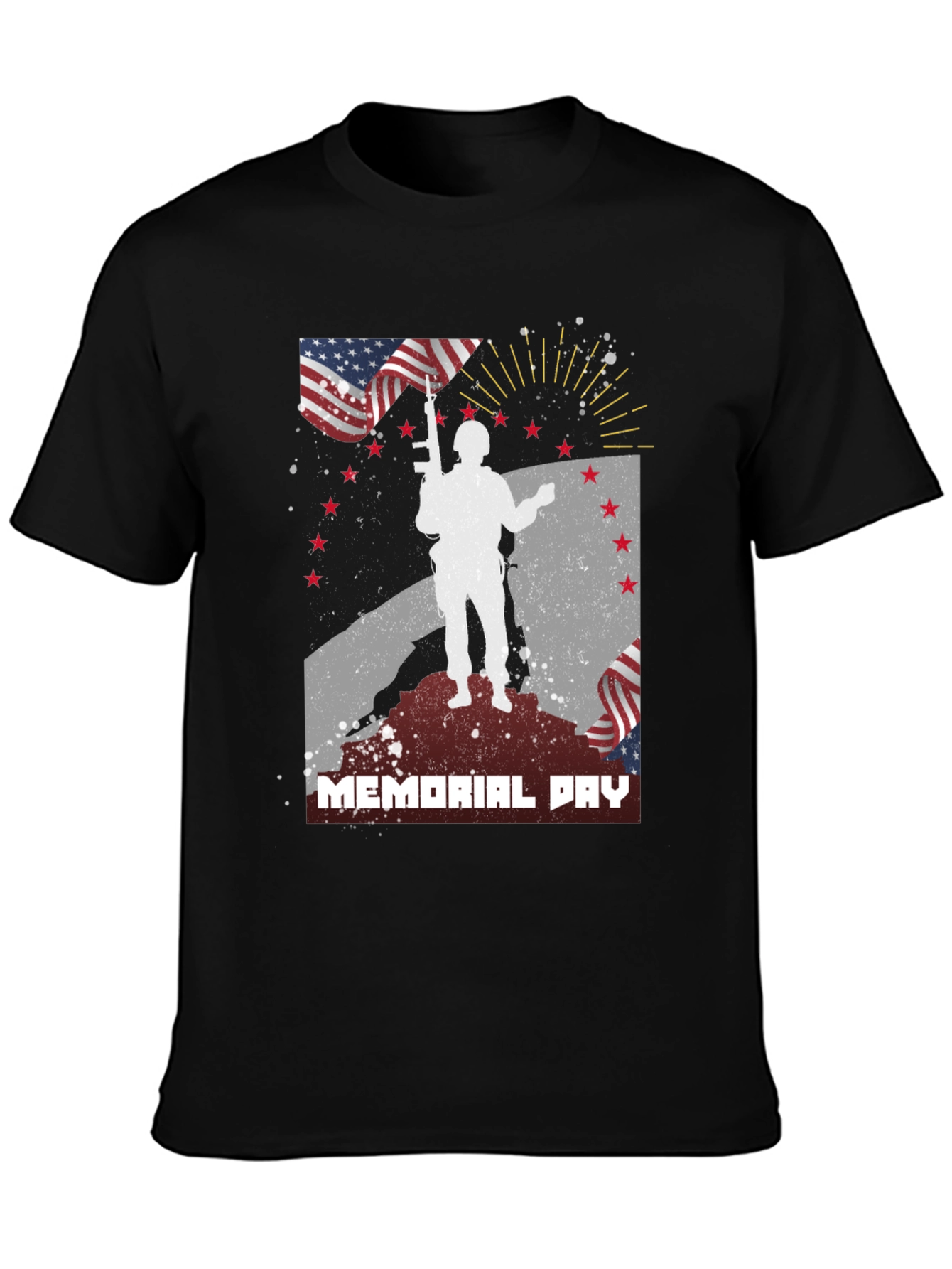 Memorial Day Graphic T-Shirt - Patriotic Tribute