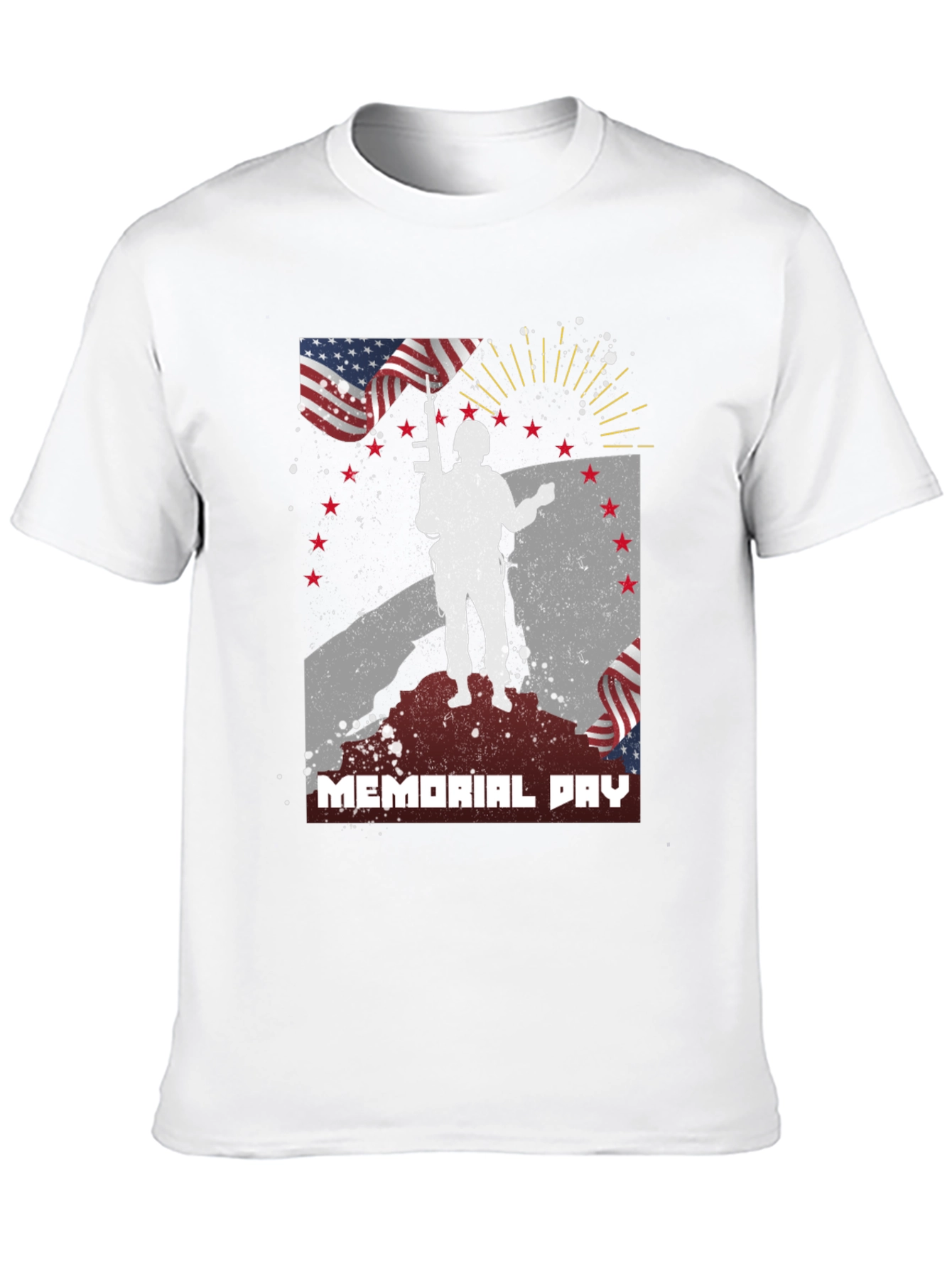 Memorial Day Graphic T-Shirt - Patriotic Tribute