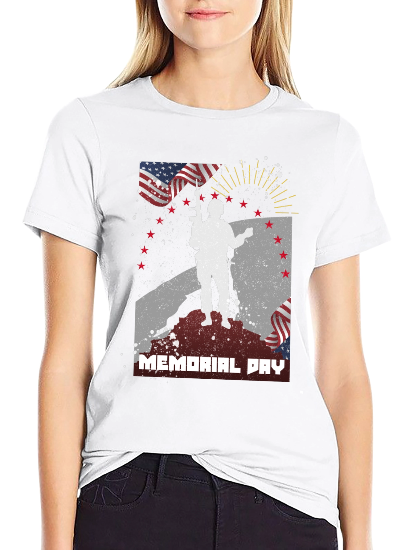 Memorial Day Graphic T-Shirt - Patriotic Tribute