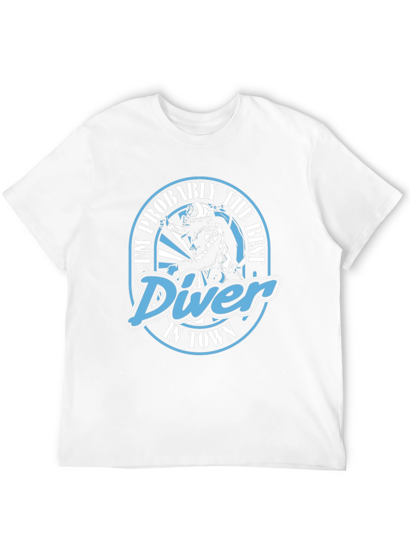 Best Diver in Town Graphic T-Shirt