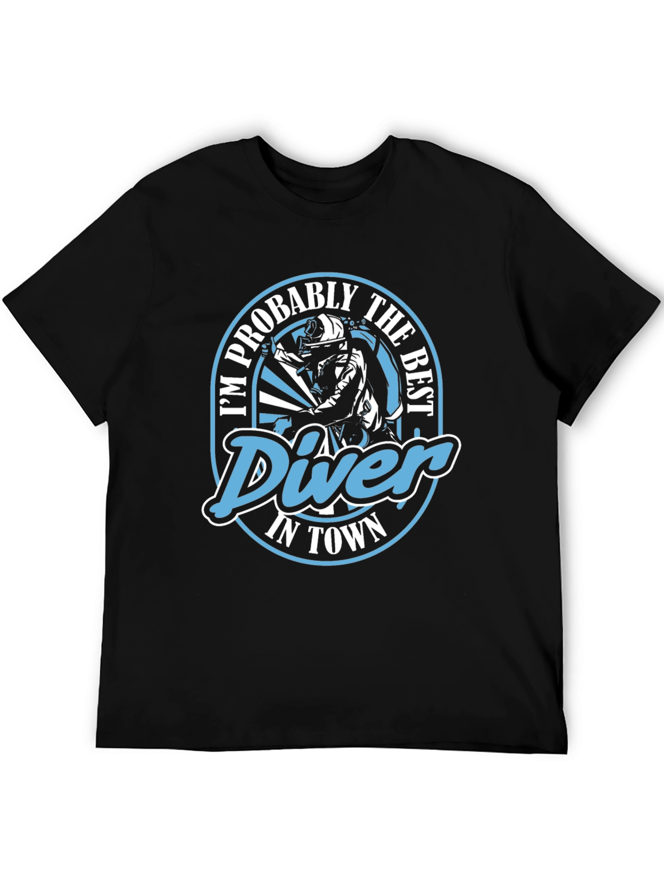 Best Diver in Town Graphic T-Shirt