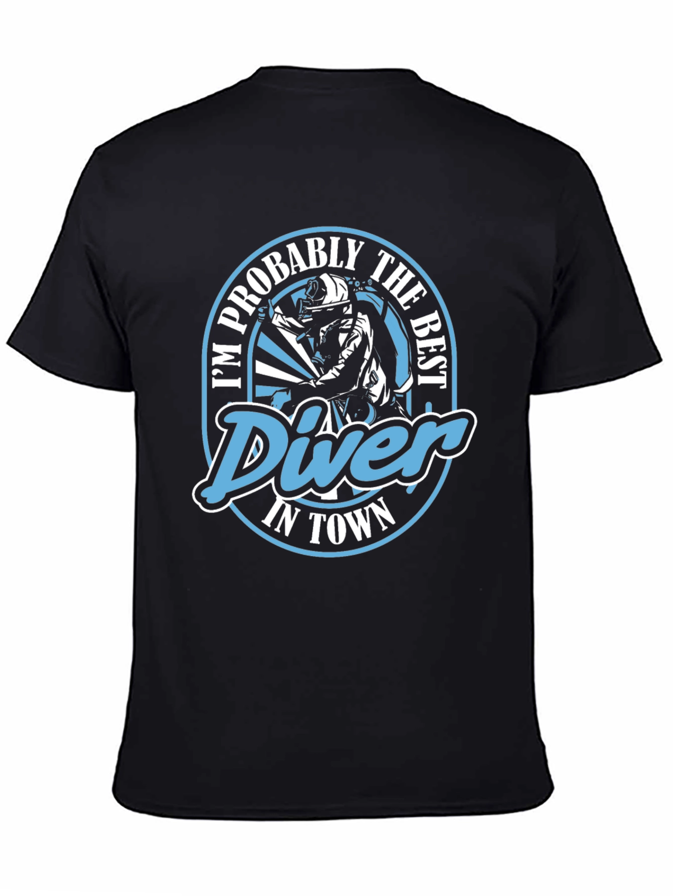 Best Diver in Town Graphic T-Shirt