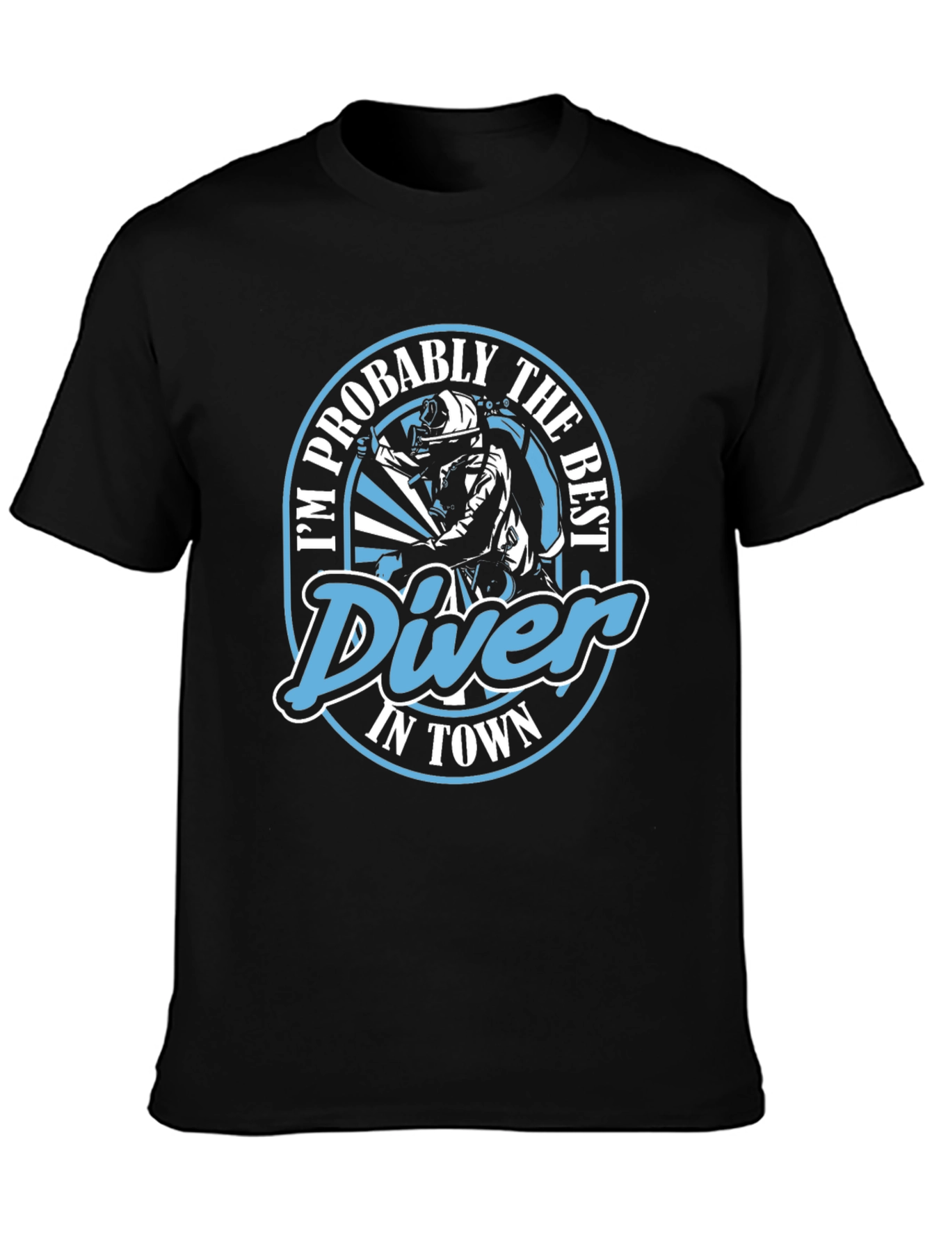 Best Diver in Town Graphic T-Shirt