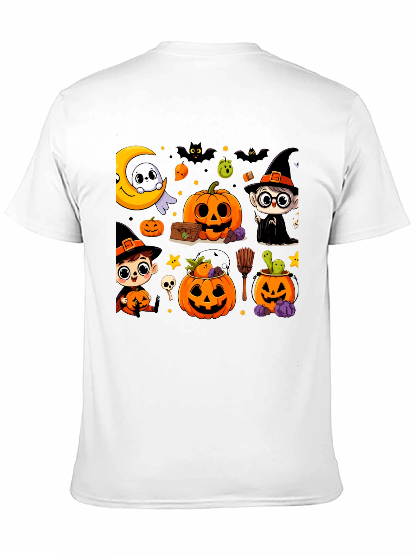 Halloween Cartoon T-Shirt: Spooky & Fun Design