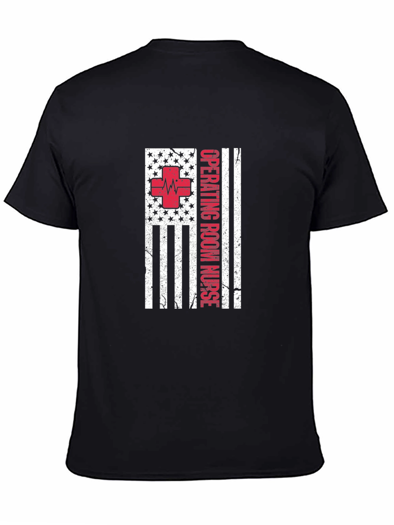 Operating Room Nurse American Flag T-Shirt