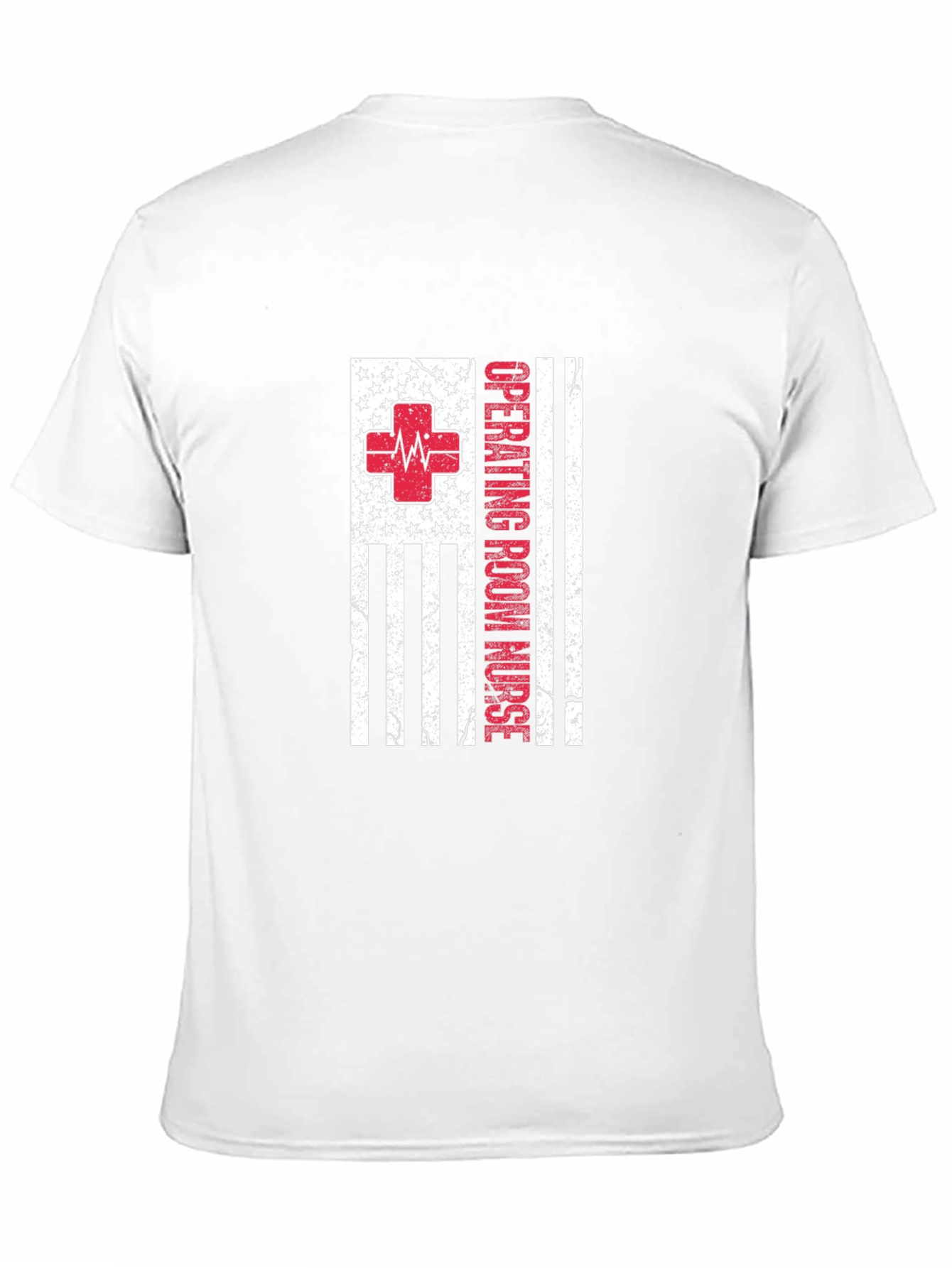 Operating Room Nurse American Flag T-Shirt