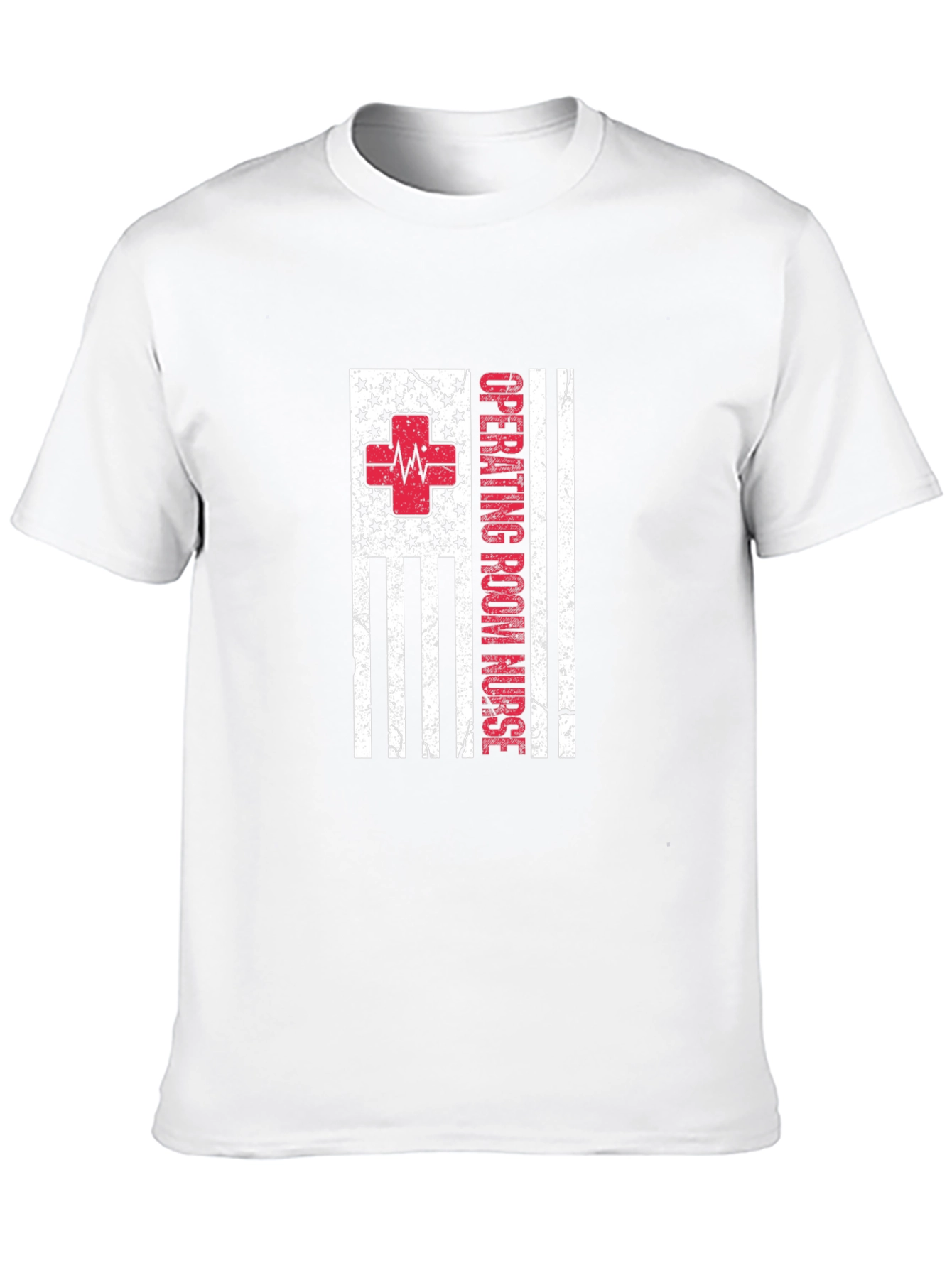 Operating Room Nurse American Flag T-Shirt