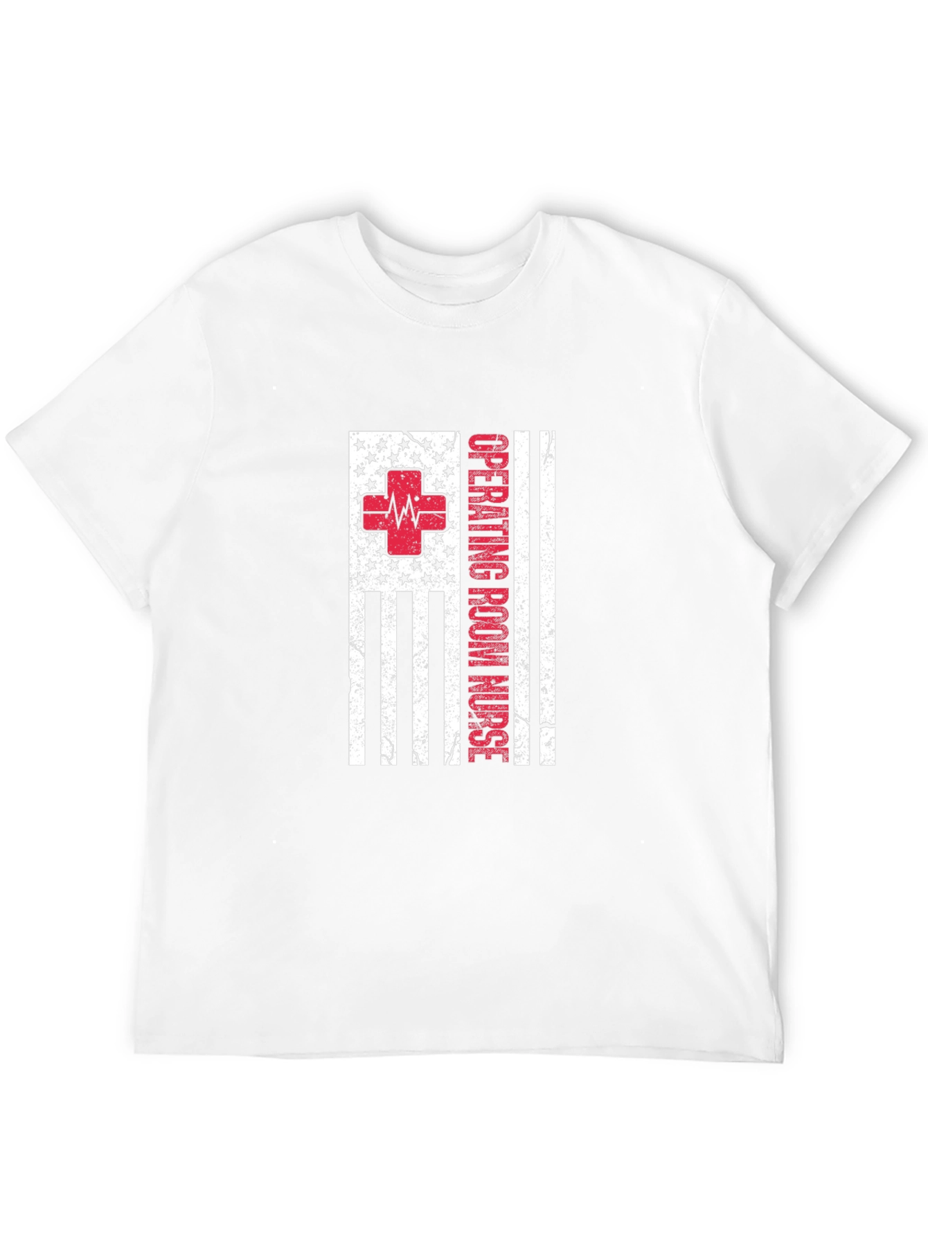 Operating Room Nurse American Flag T-Shirt