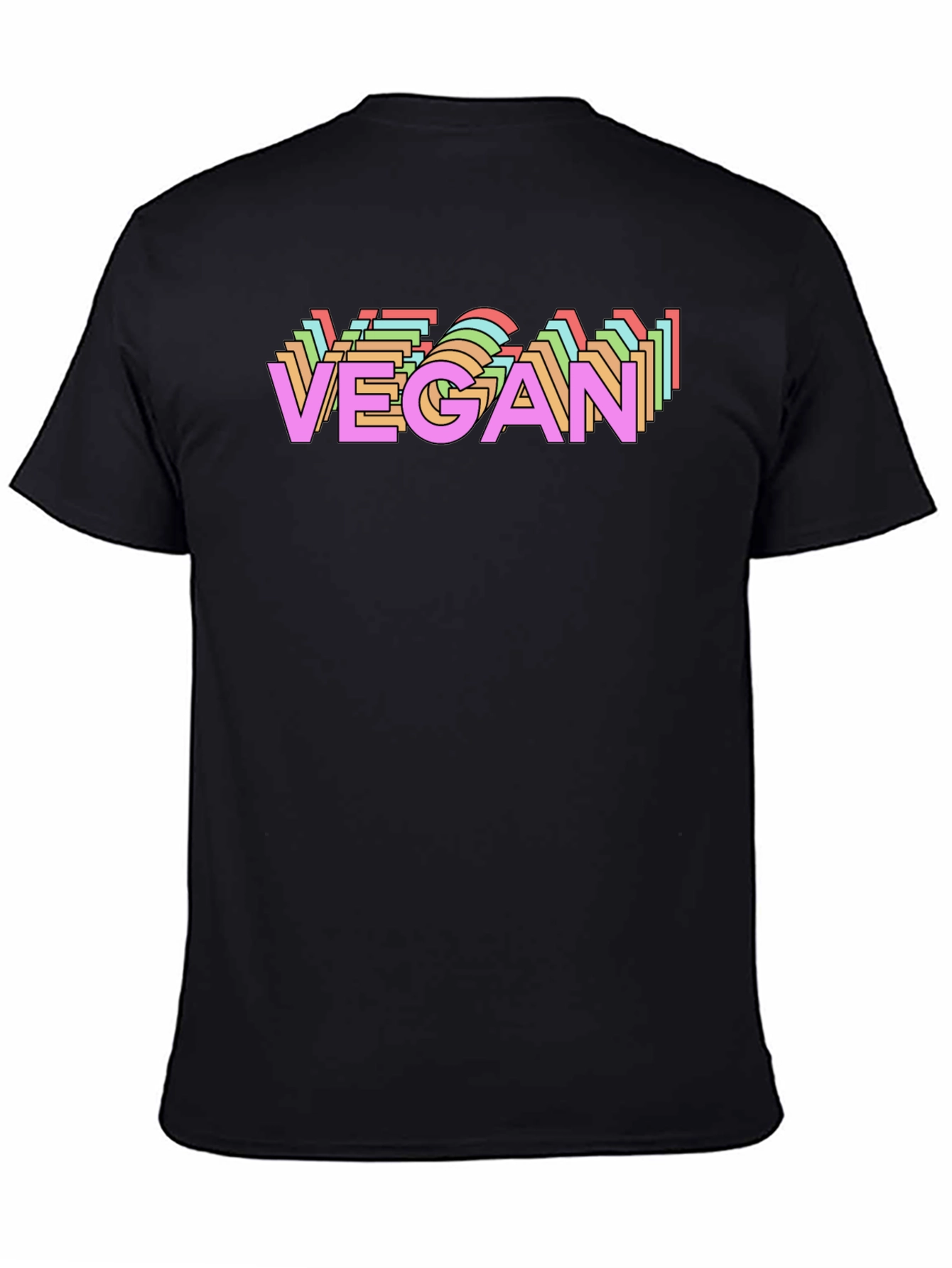 Vegan Graphic Tee - Black T-Shirt