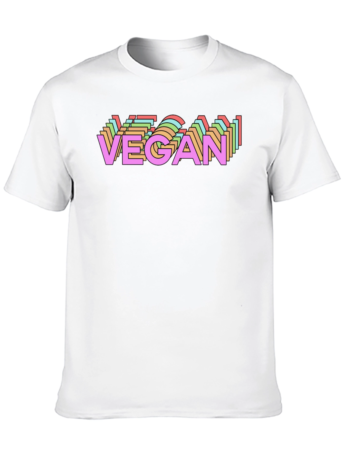 Vegan Graphic Tee - Black T-Shirt