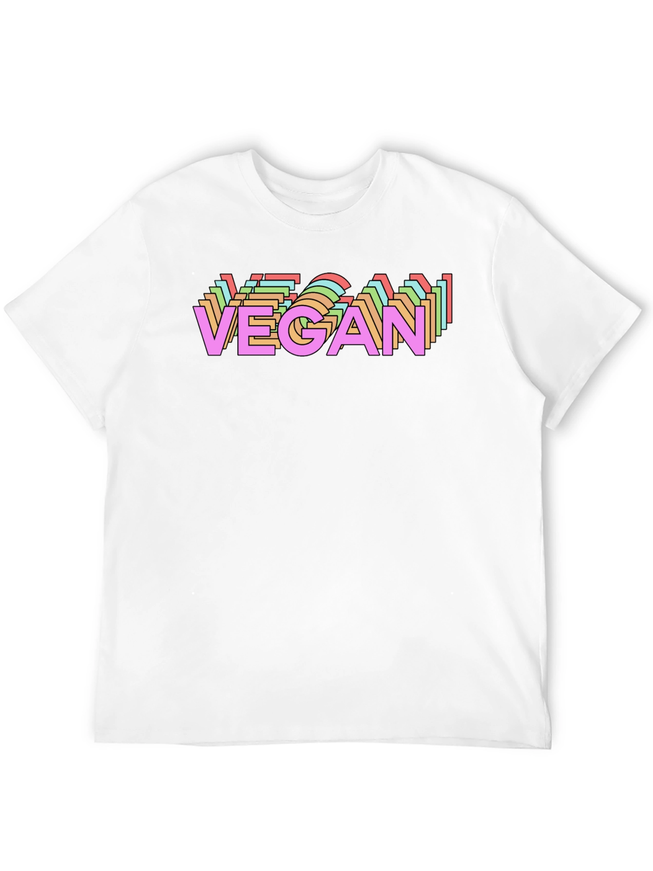 Vegan Graphic Tee - Black T-Shirt