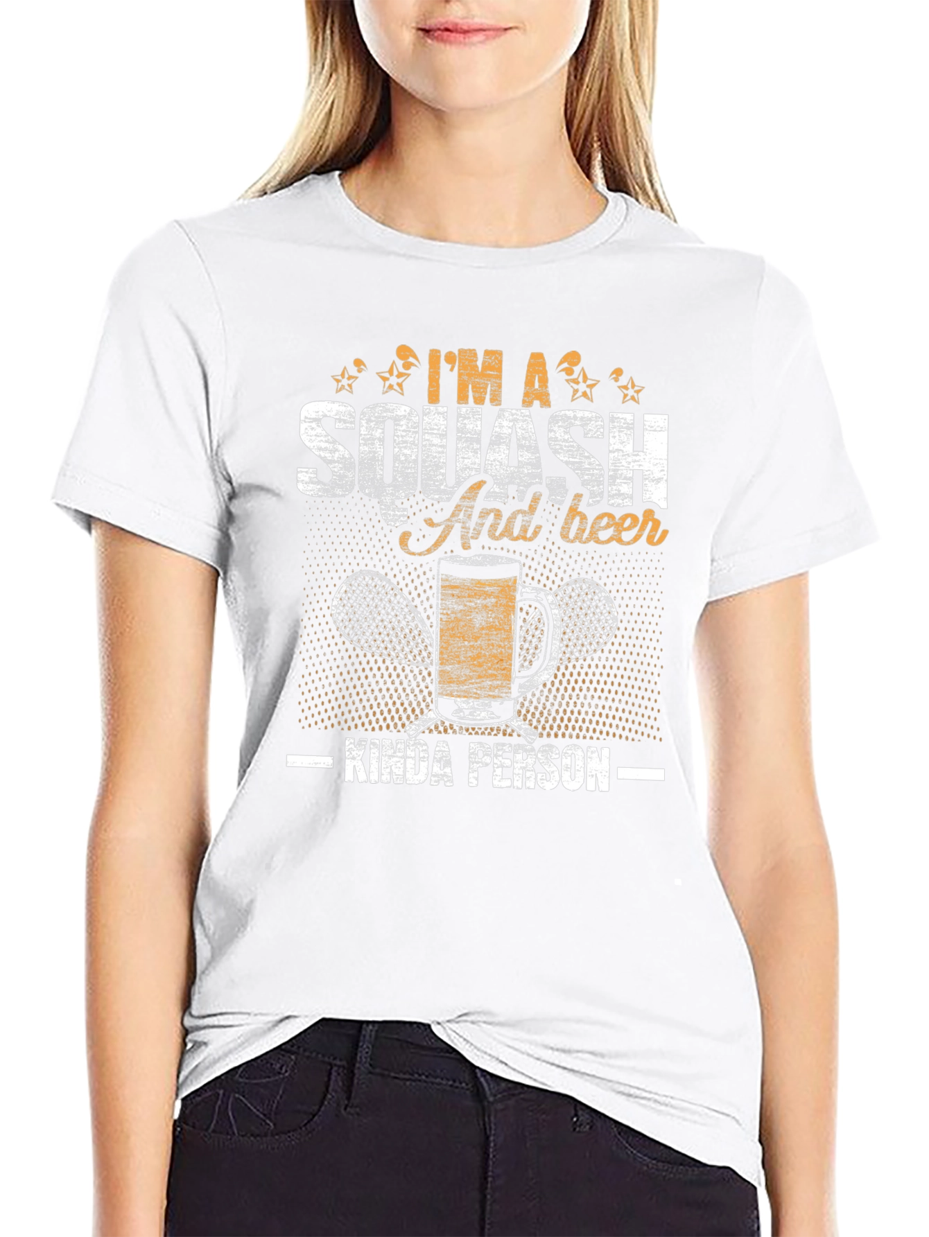 Squash & Beer Kinda Person Graphic Tee