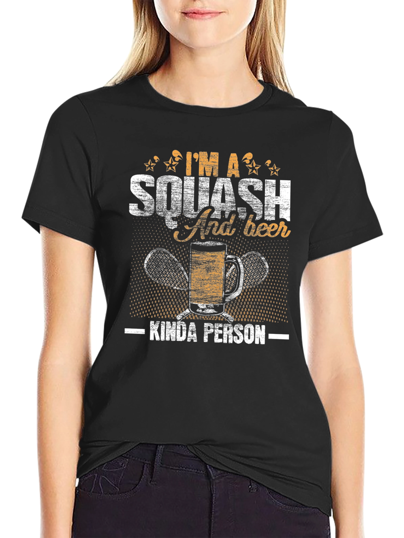 Squash & Beer Kinda Person Graphic Tee