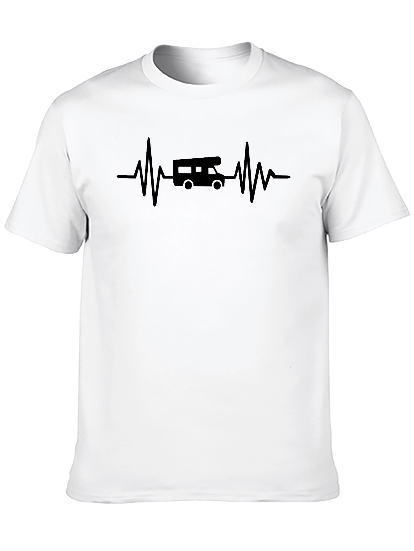 RV Heartbeat Graphic Tee - Camping Adventure