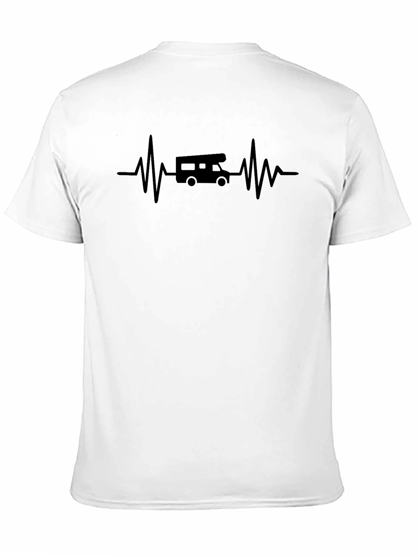 RV Heartbeat Graphic Tee - Camping Adventure