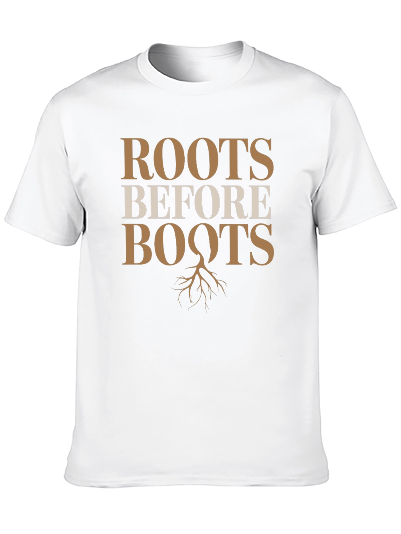 Roots Before Boots Graphic T-Shirt - Black