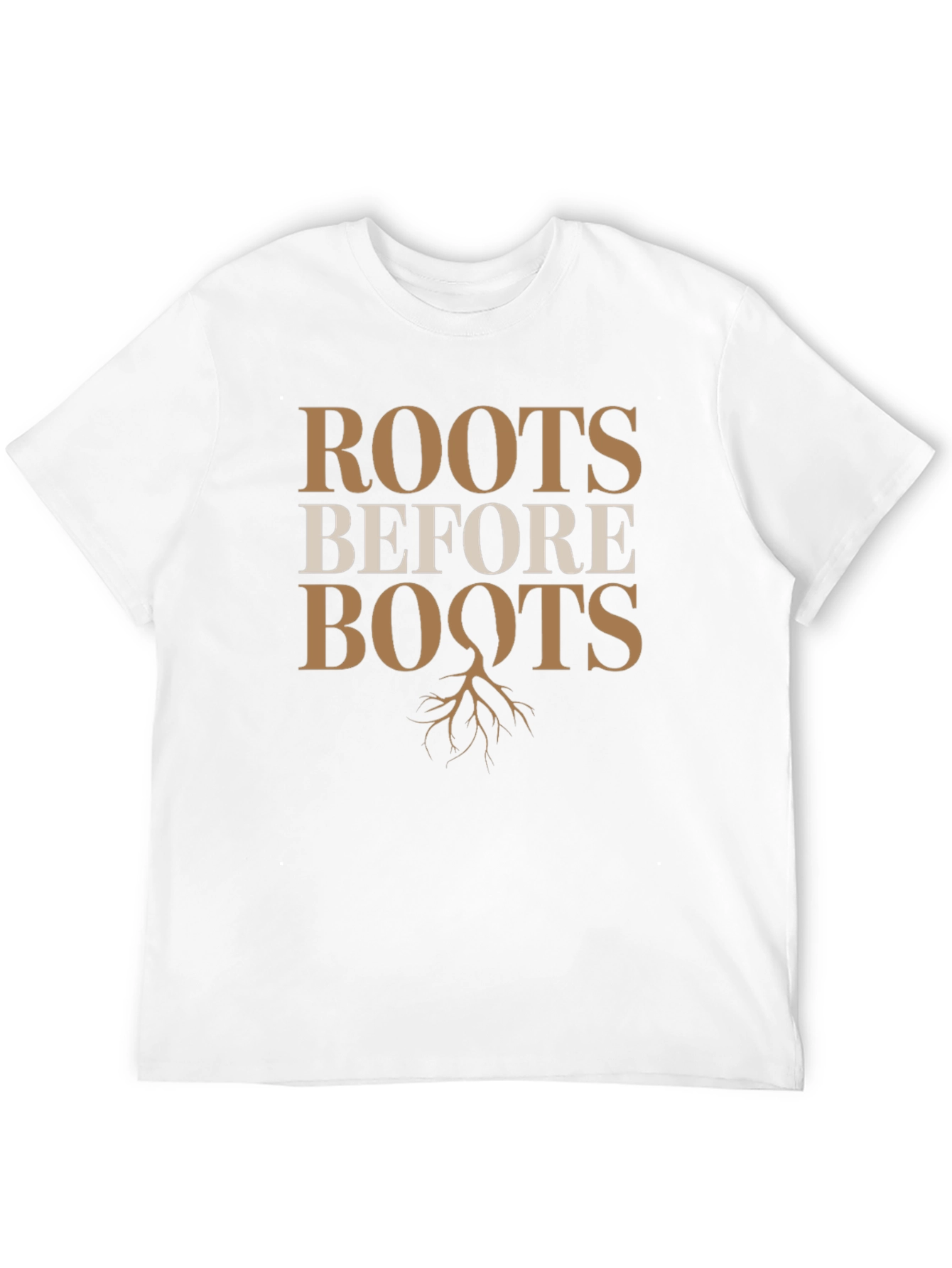 Roots Before Boots Graphic T-Shirt - Black