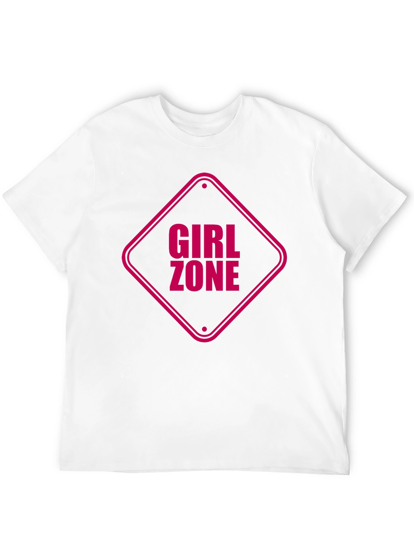 Girl Zone Graphic Tee - Black Cotton T-Shirt
