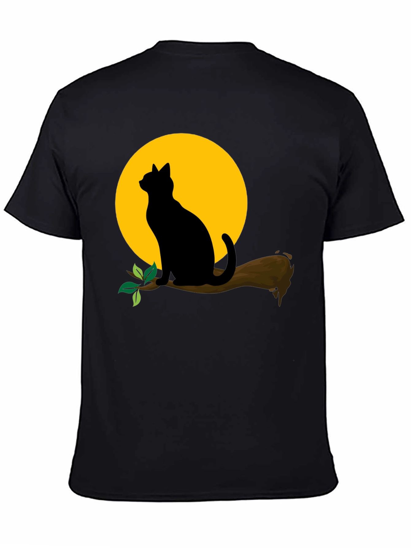 Black Cat Moon T-Shirt
