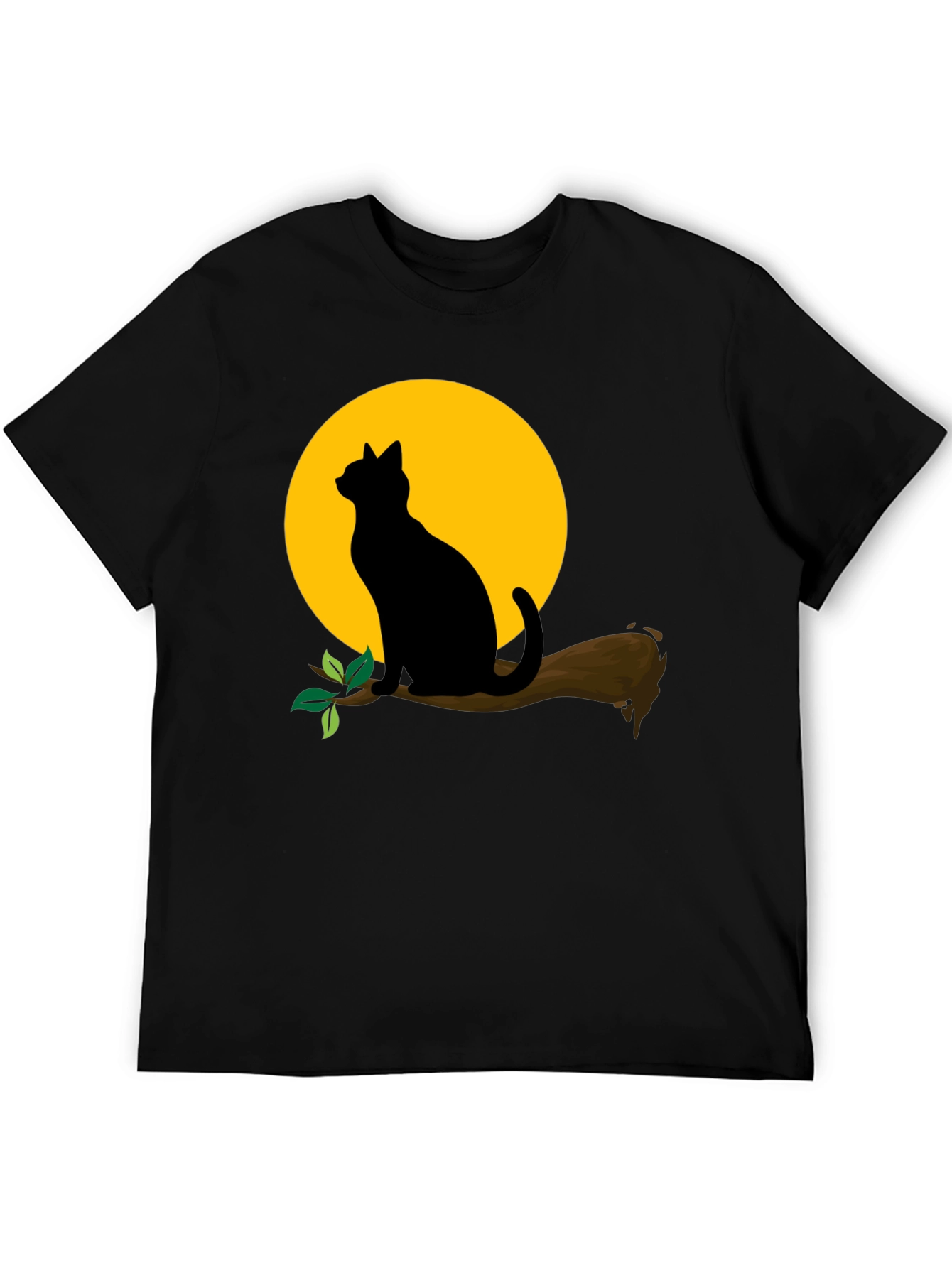 Black Cat Moon T-Shirt