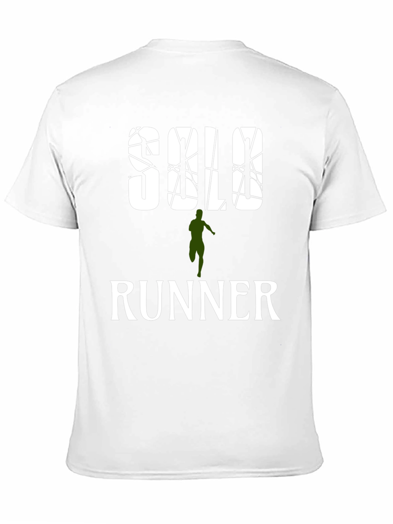 Solo Runner Graphic Print Mens T-Shirt