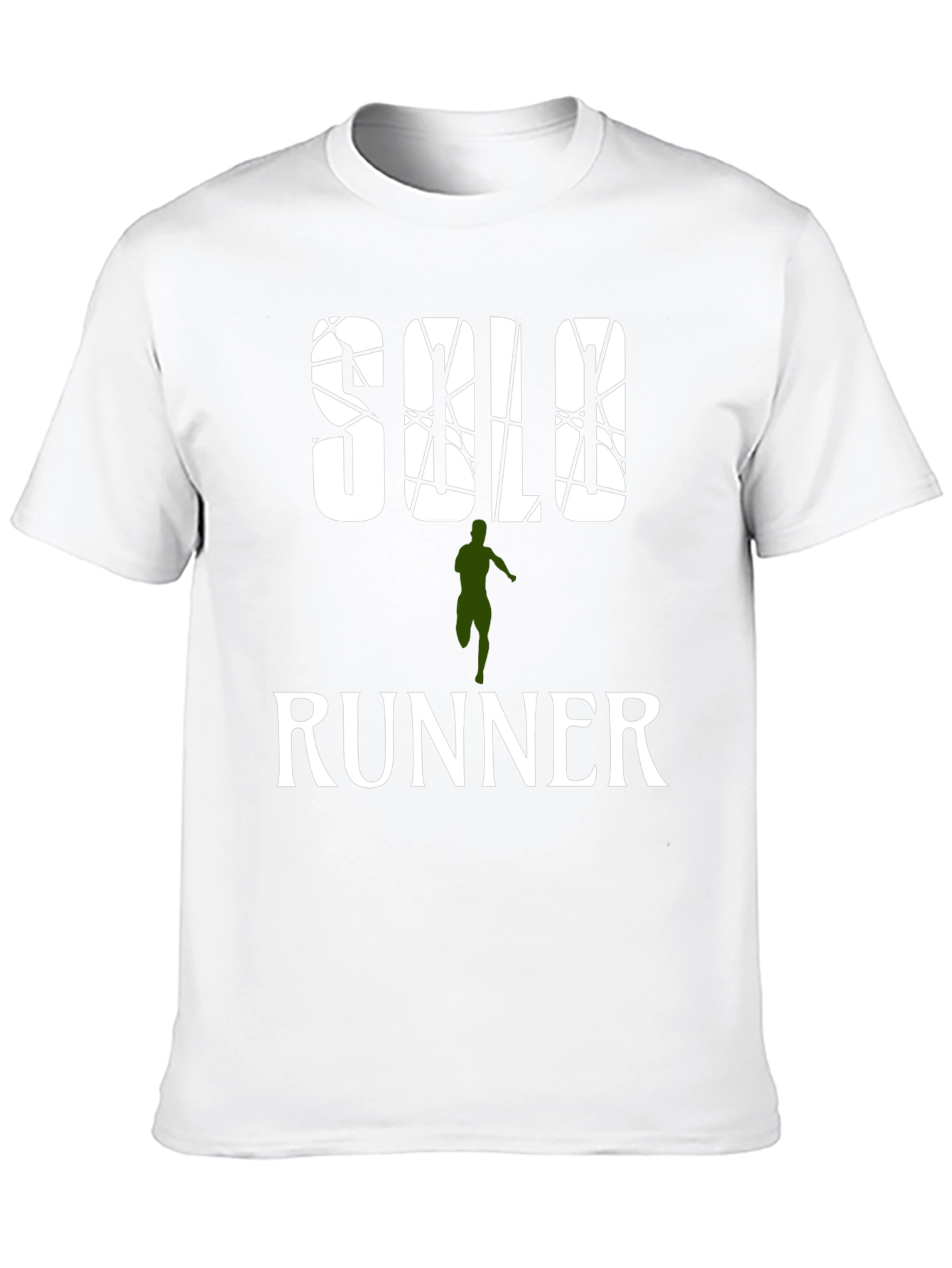 Solo Runner Graphic Print Mens T-Shirt