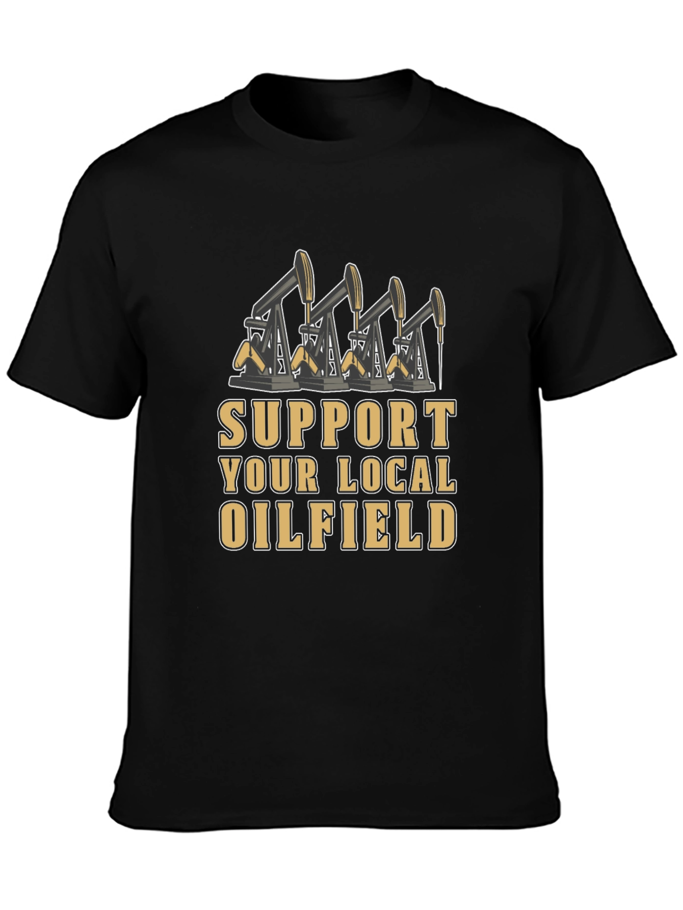 Support Local Oilfield Graphic Tee