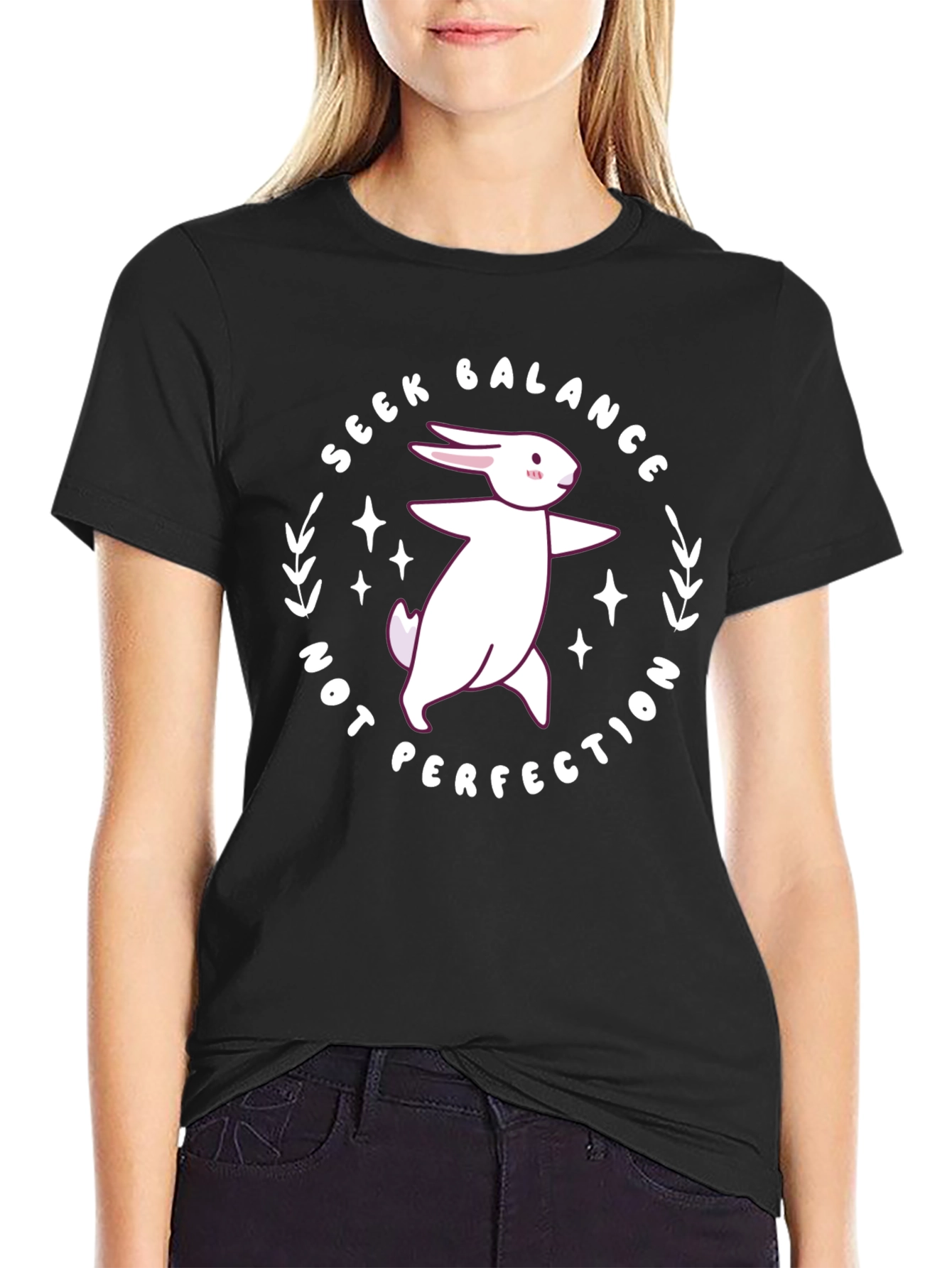 Seek Balance Rabbit Graphic Tee