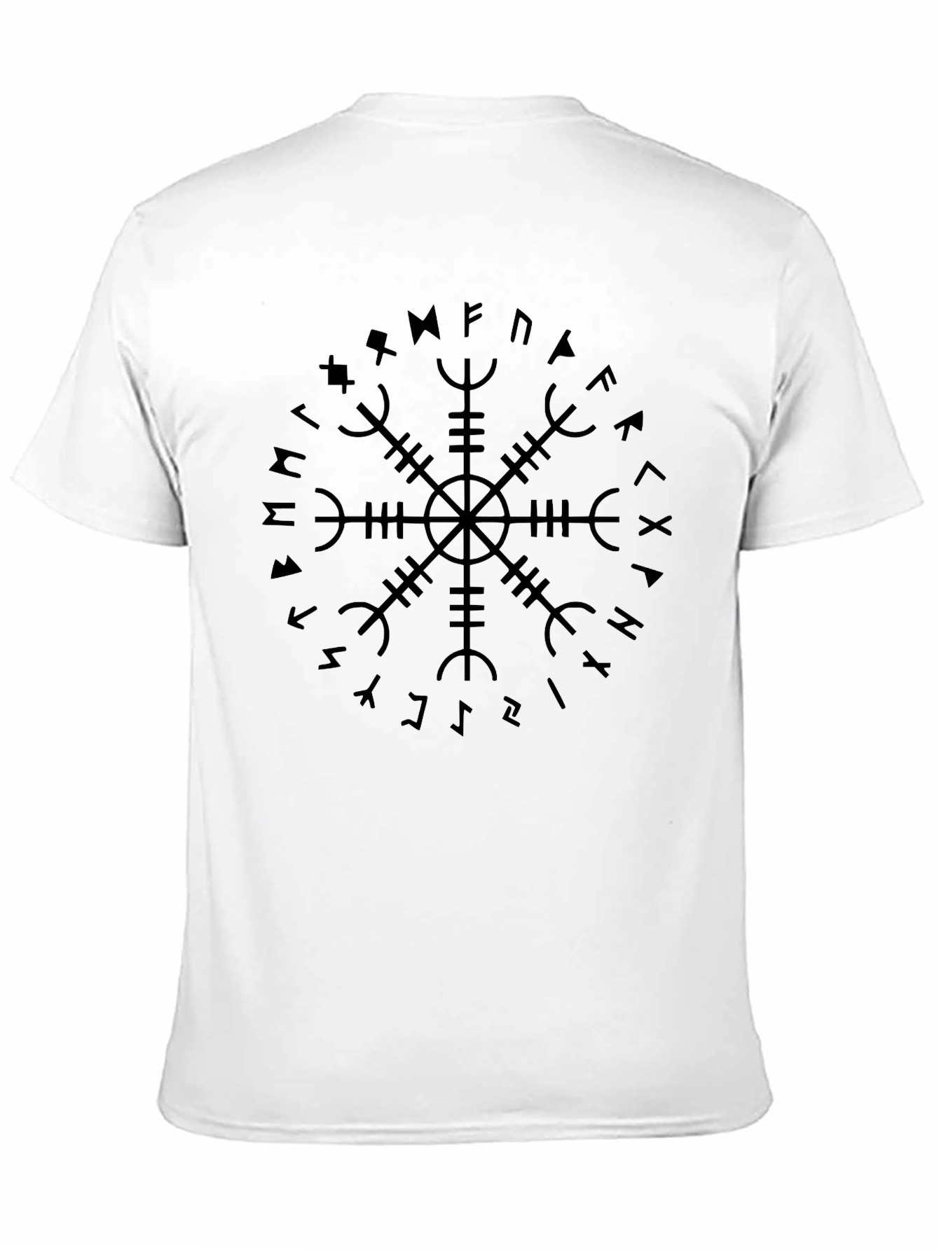 Vegvisir Compass Rune T-Shirt - Viking Symbol