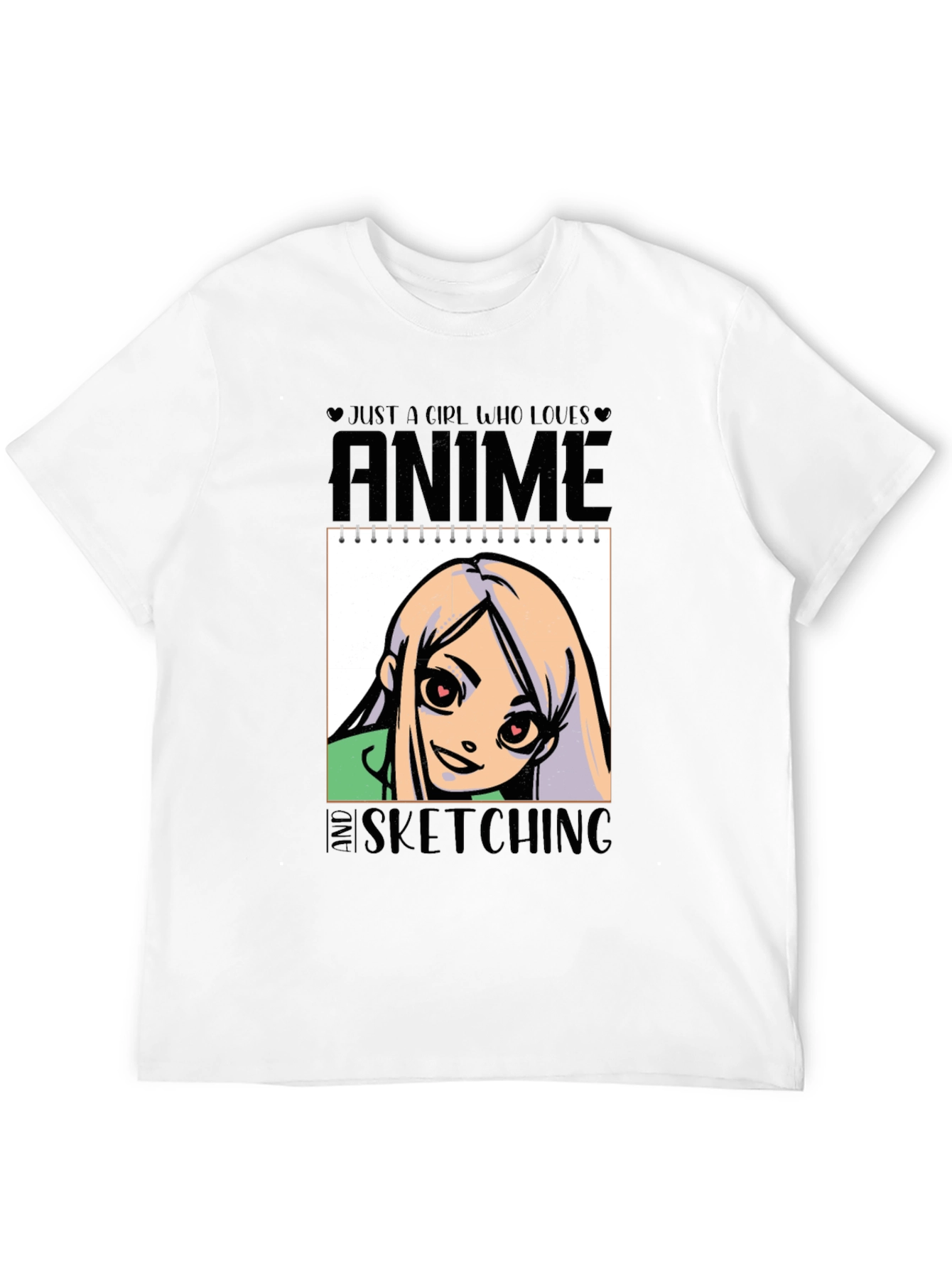 Anime and Sketching Girls T-Shirt