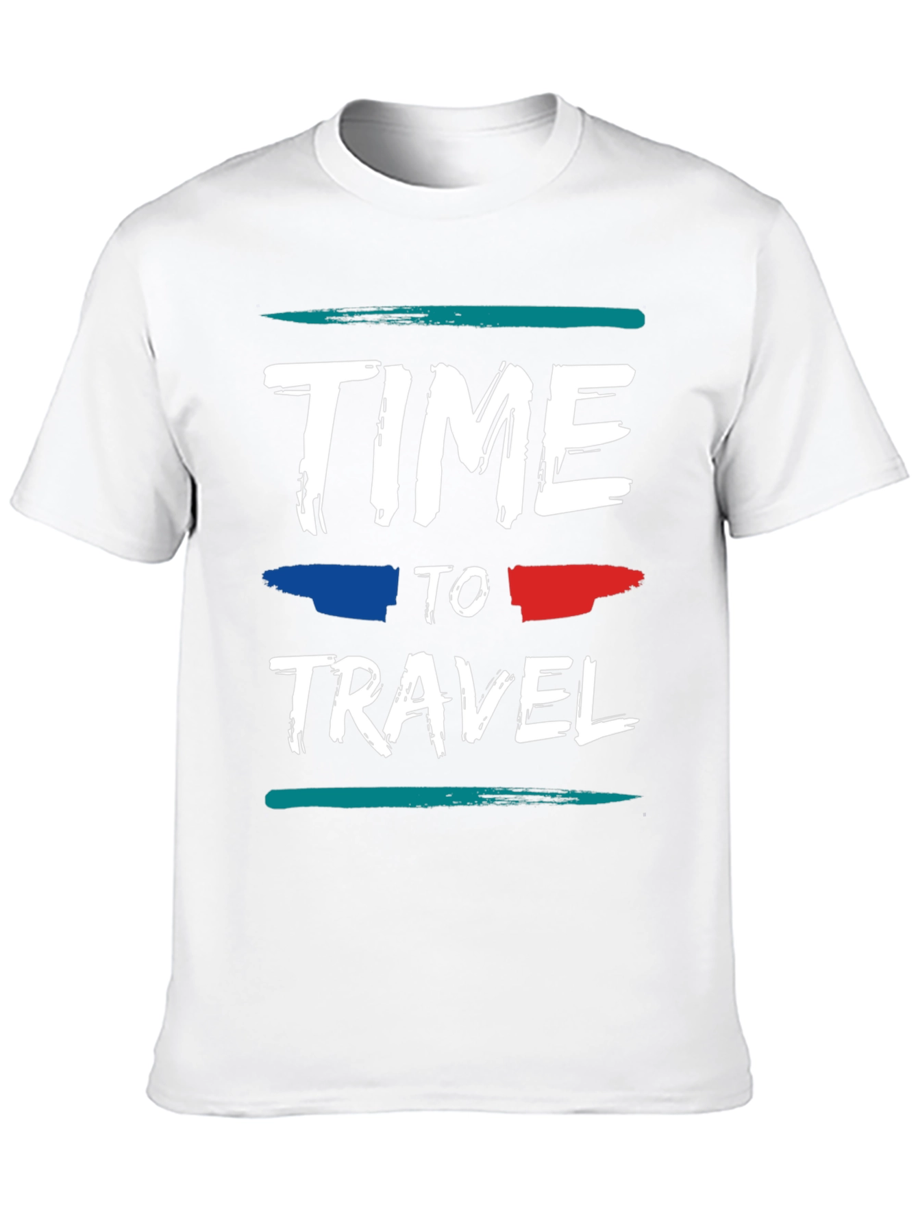 Time to Travel Graphic Tee - Stylish Black T-Shirt