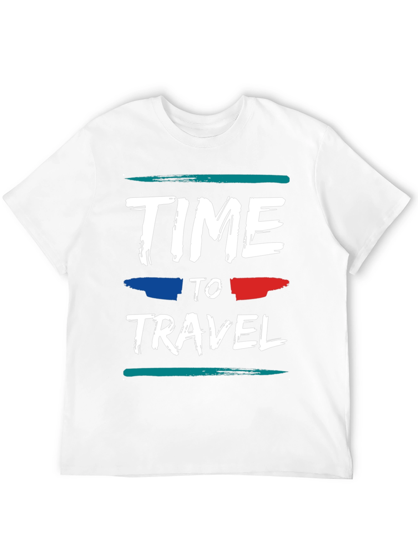 Time to Travel Graphic Tee - Stylish Black T-Shirt