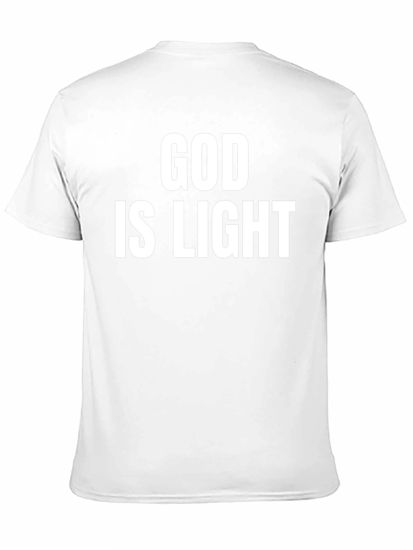 God Is Light Graphic T-Shirt - Trendy Religious Tee
