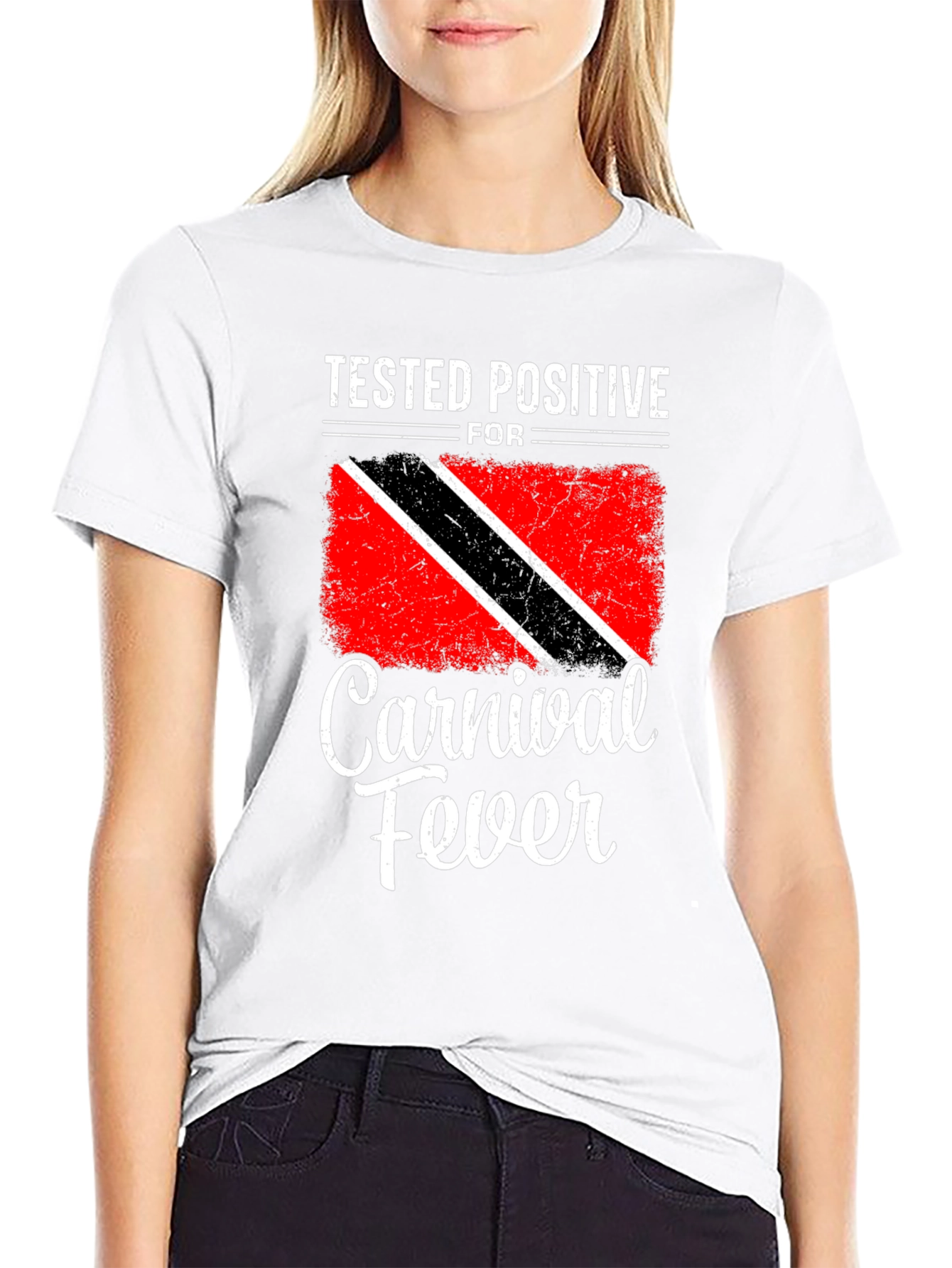 Carnival Fever Tee - Trinidad Flag Inspired Graphic