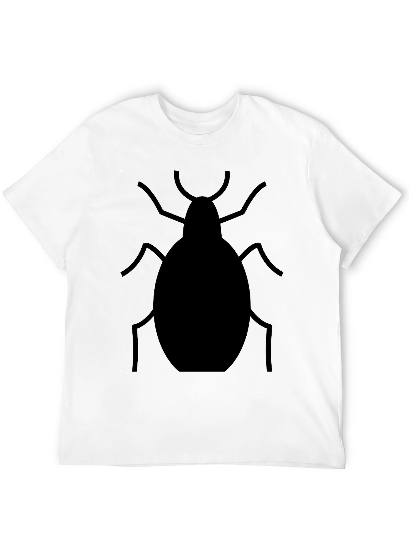 Bug Graphic T-Shirt - Black Cotton Tee