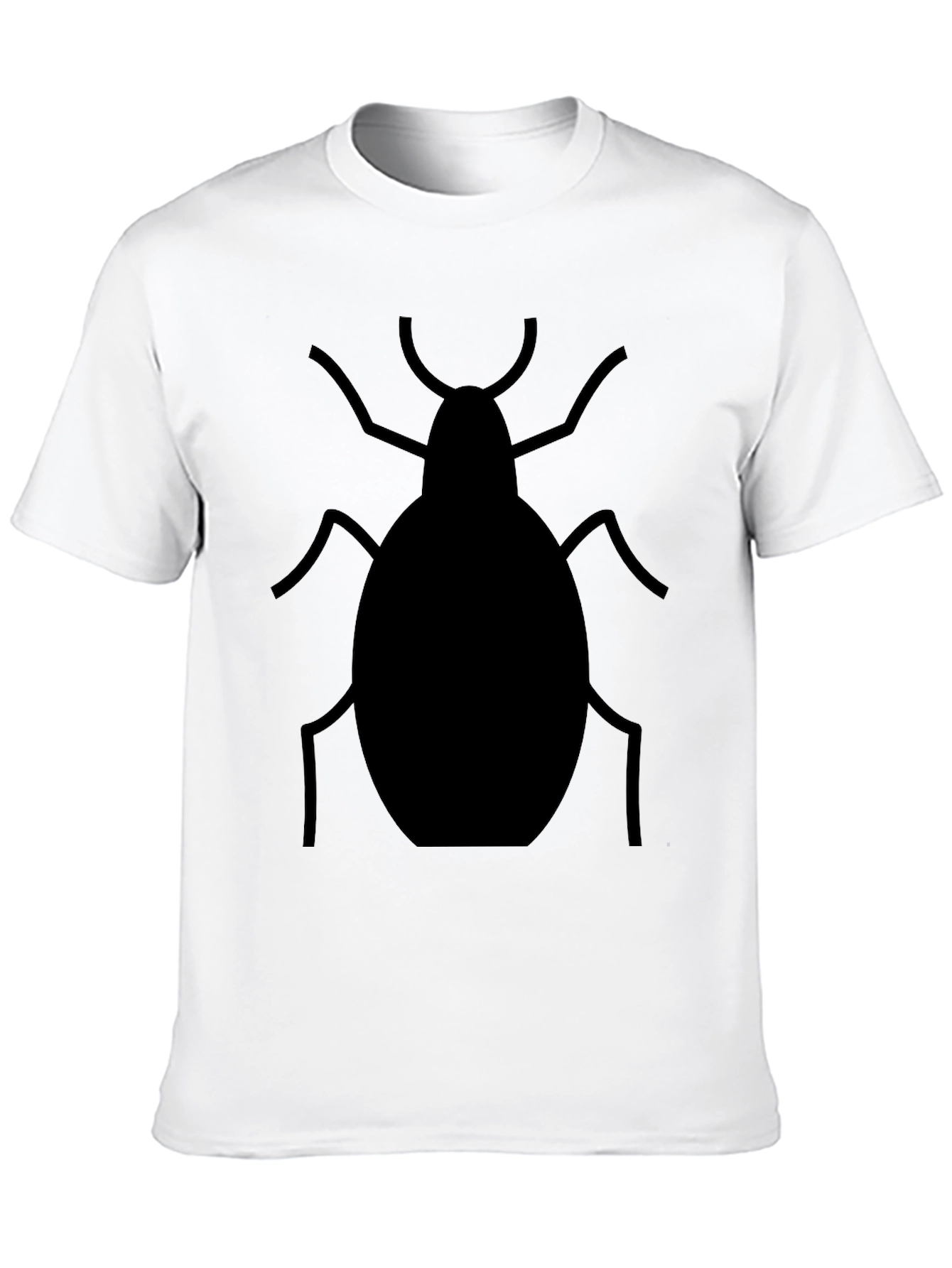 Bug Graphic T-Shirt - Black Cotton Tee
