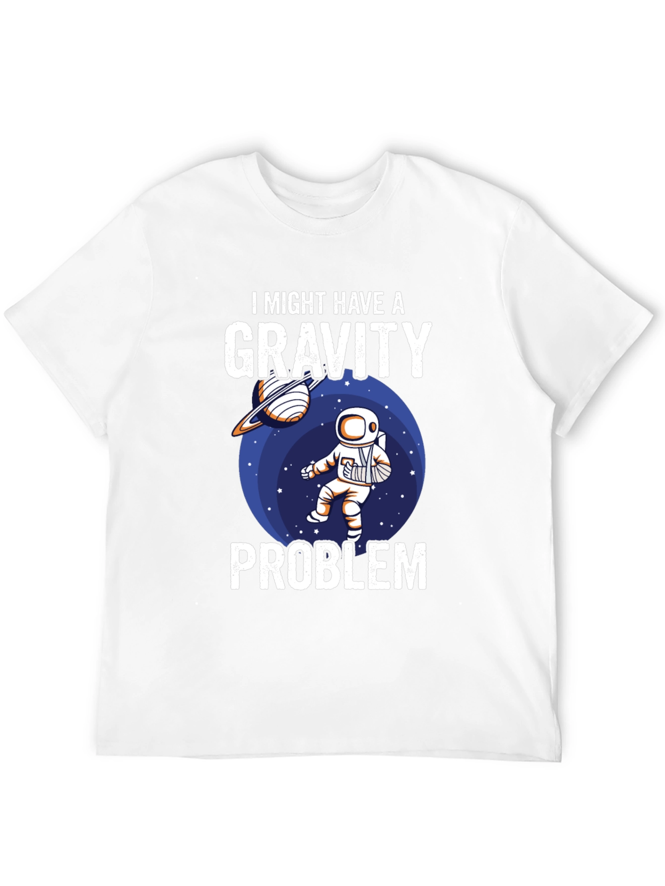 Gravity Problem T-Shirt - Astronaut Design