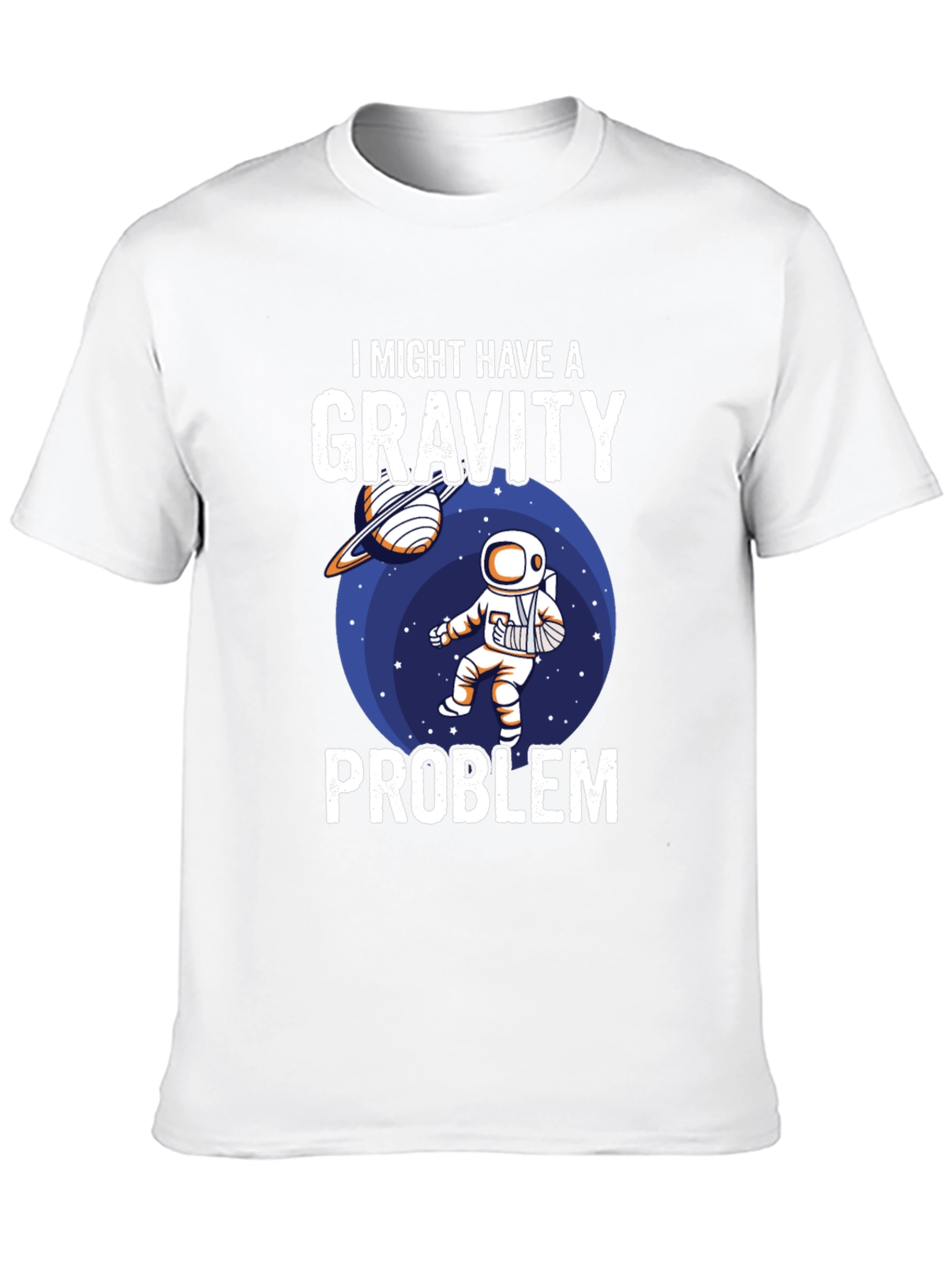 Gravity Problem T-Shirt - Astronaut Design