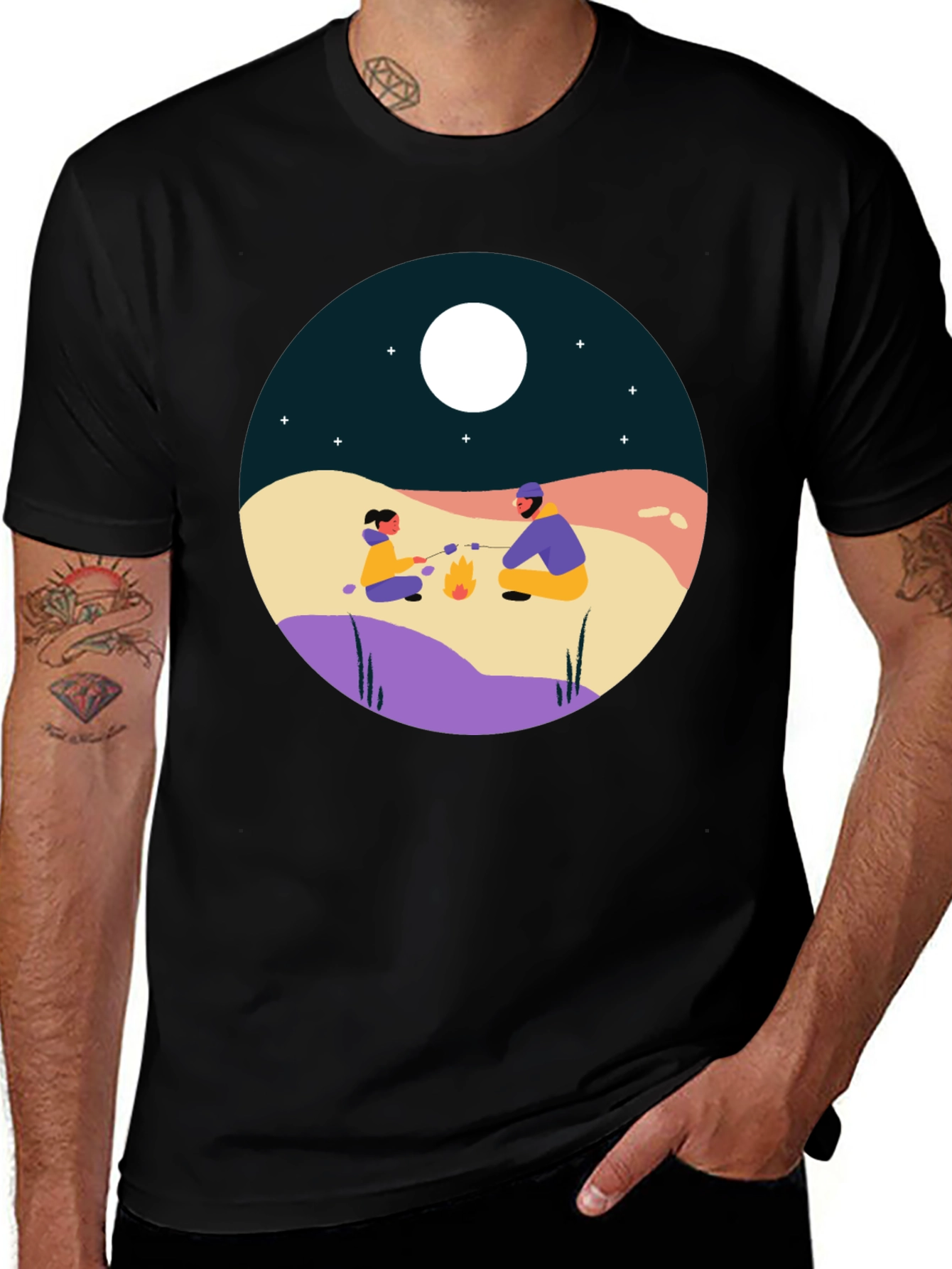 Campfire Graphic Tee