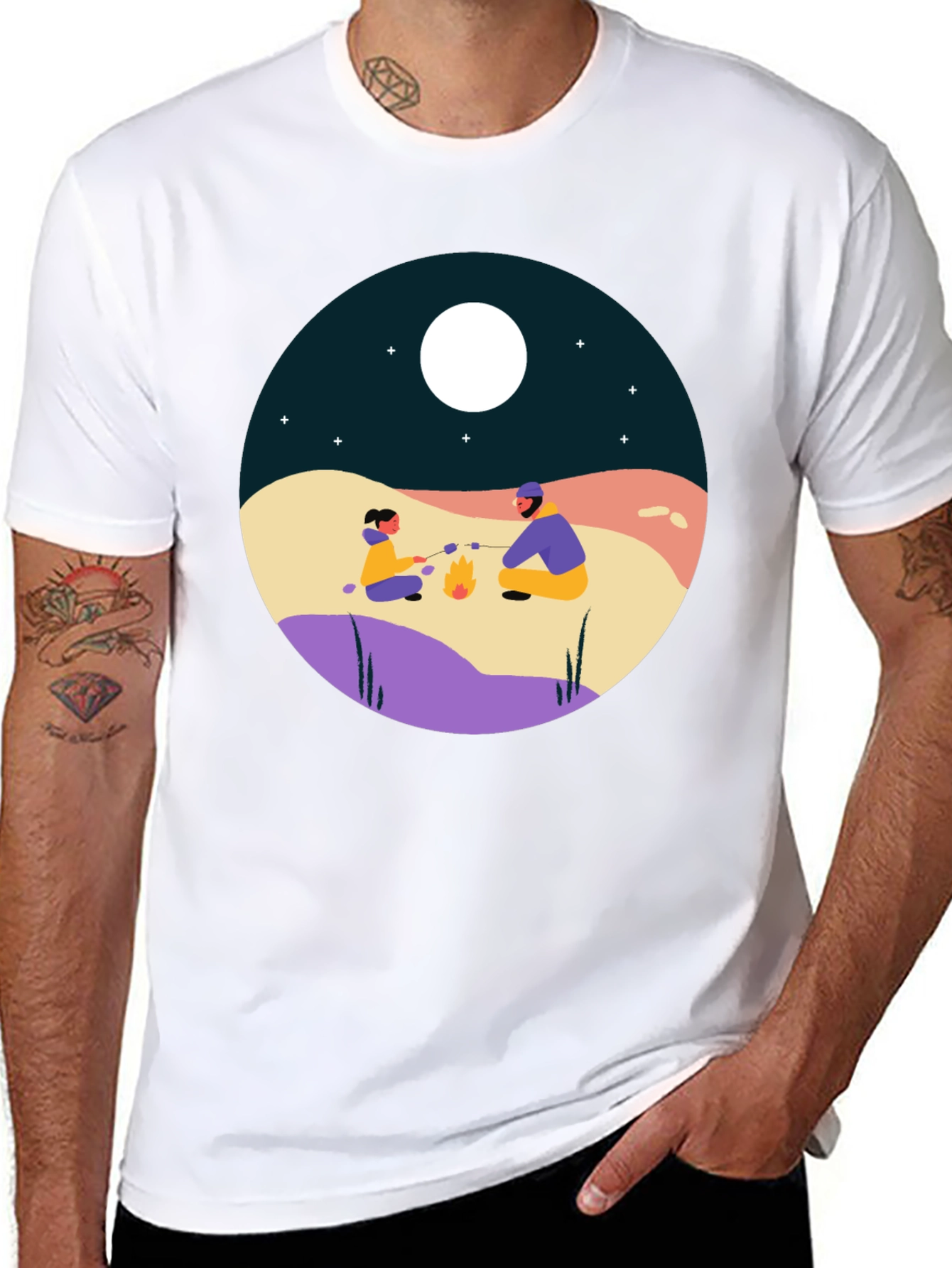 Campfire Graphic Tee