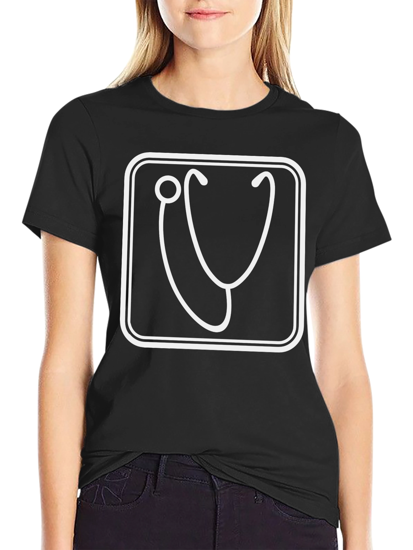 Doctor Stethoscope Graphic Tee - Cool Medical Shirt