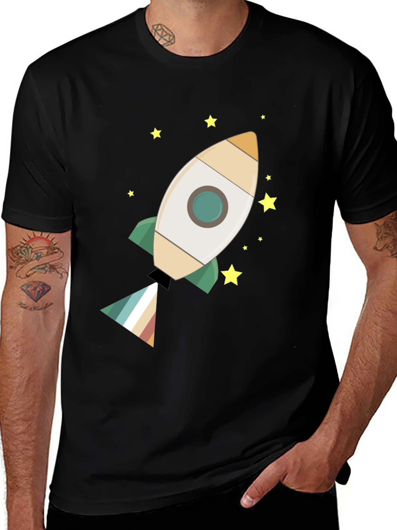 Rocket Ship T-Shirt - Blast Off in Style
