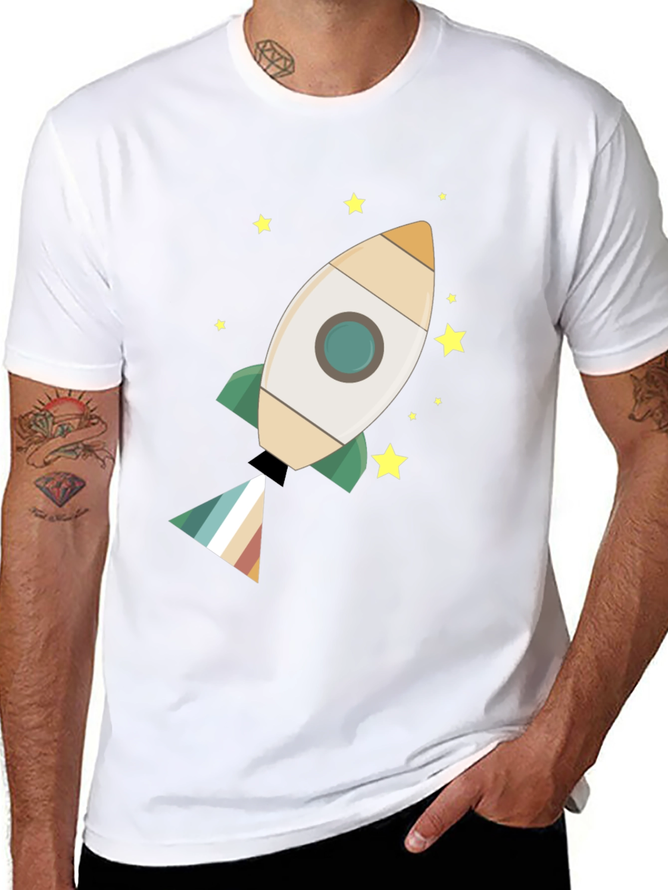 Rocket Ship T-Shirt - Blast Off in Style