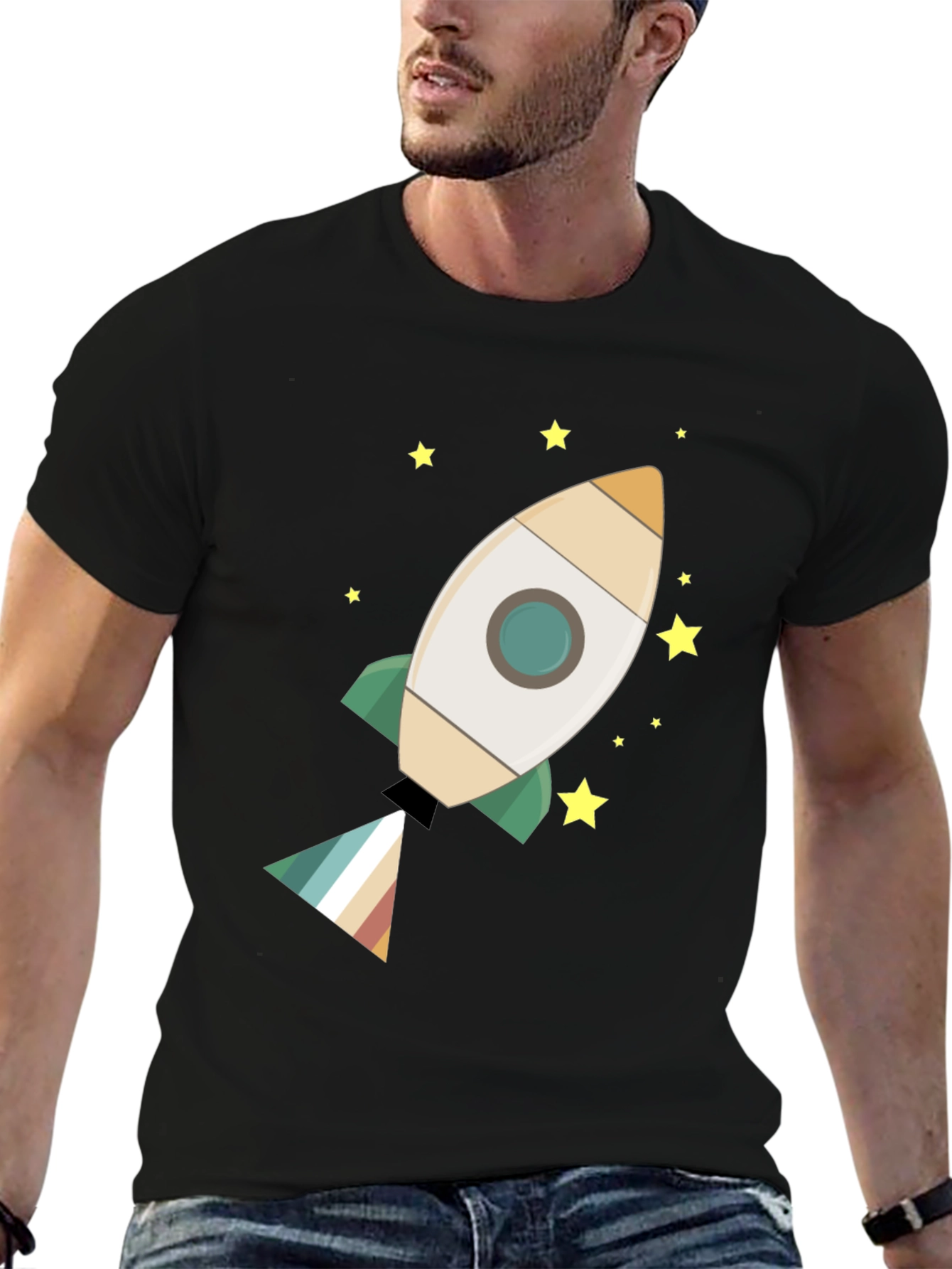 Rocket Ship T-Shirt - Blast Off in Style