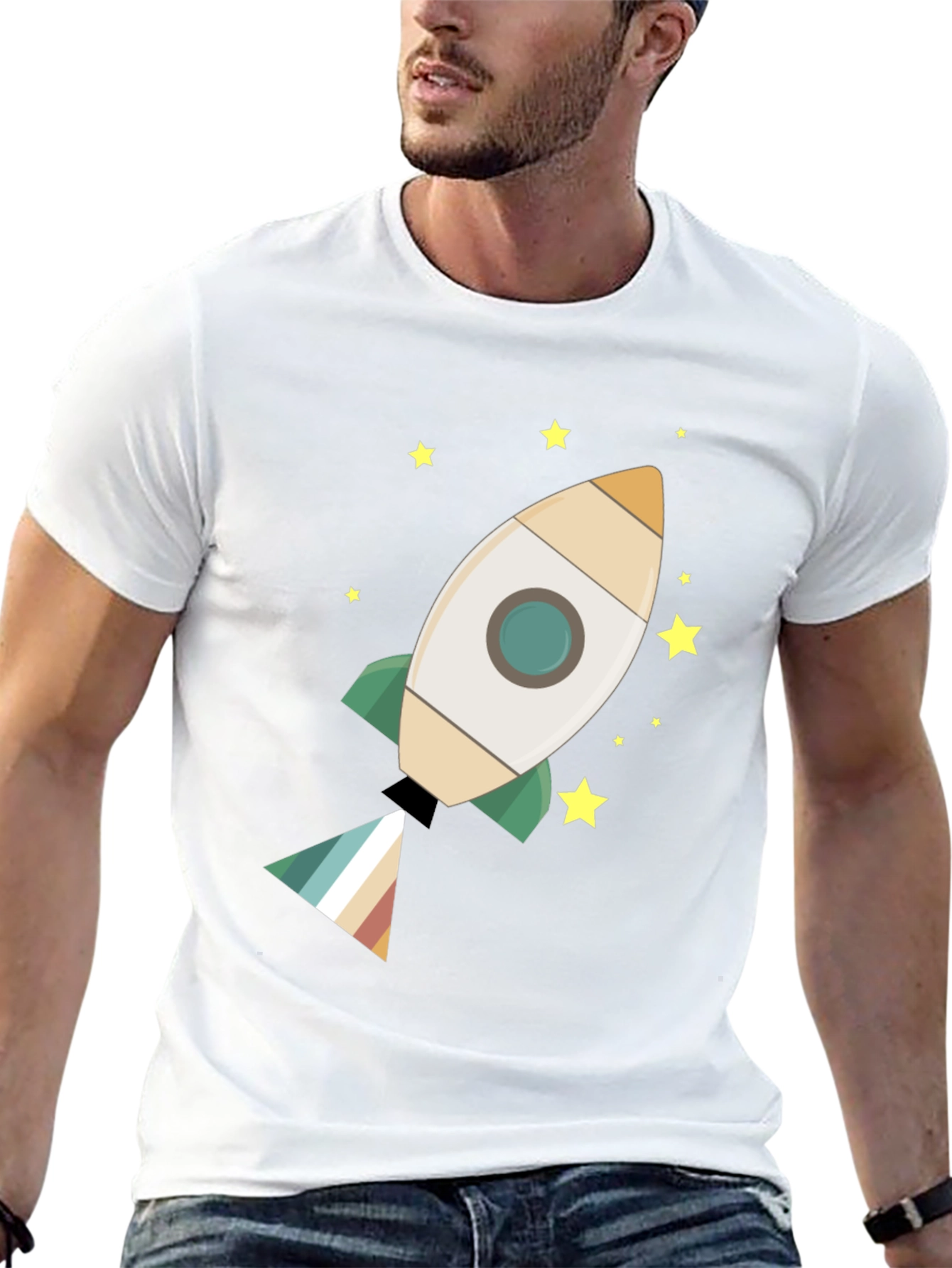 Rocket Ship T-Shirt - Blast Off in Style