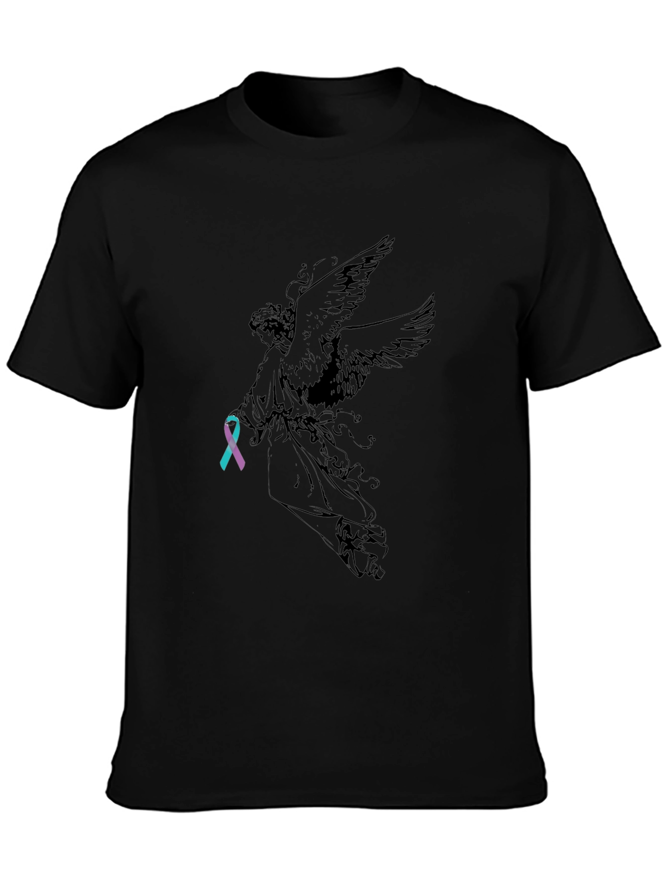 Angel Ribbon Graphic T-Shirt