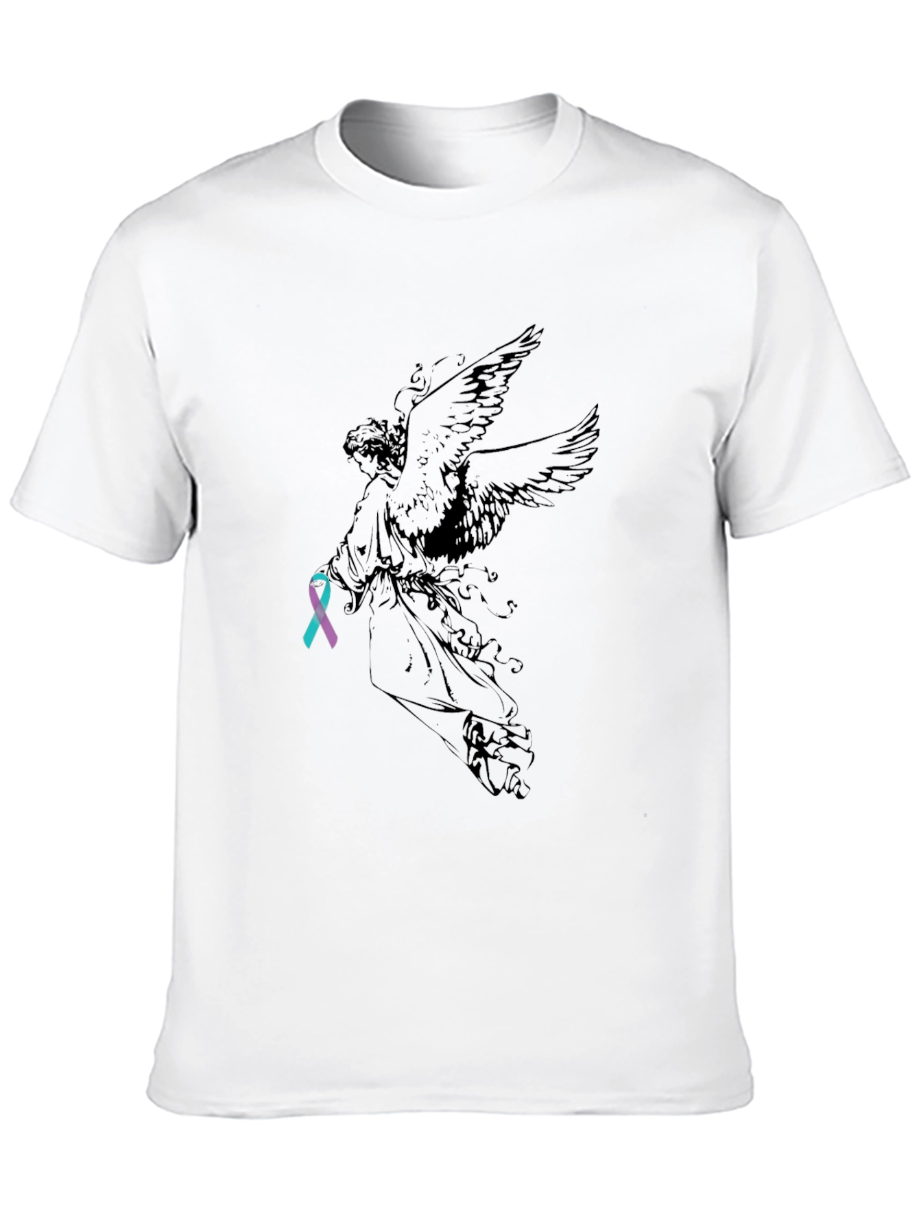 Angel Ribbon Graphic T-Shirt